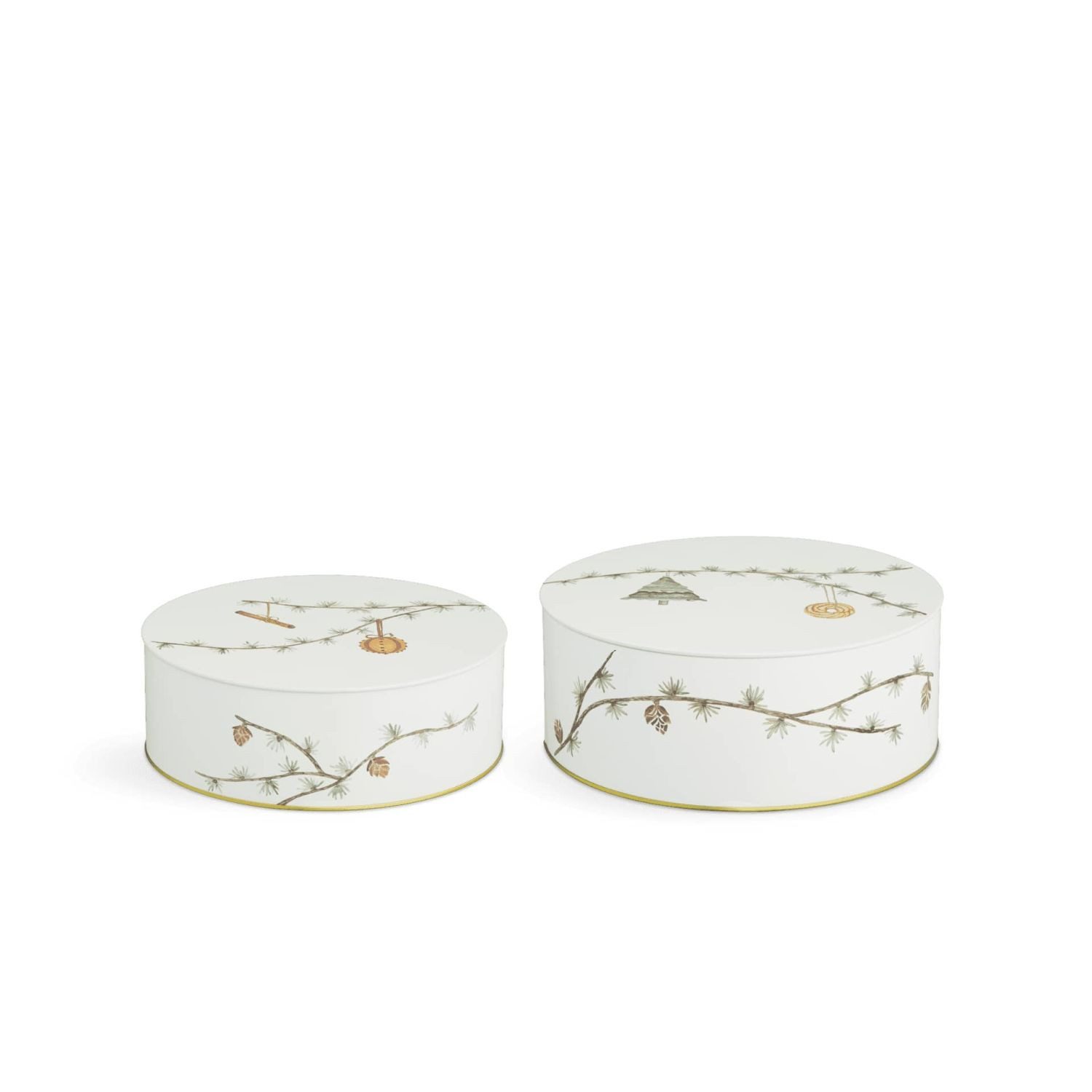 Kähler Aufbewahrungsdose Hammershøi Weihnachtskeksdose 2er Set günstig online kaufen