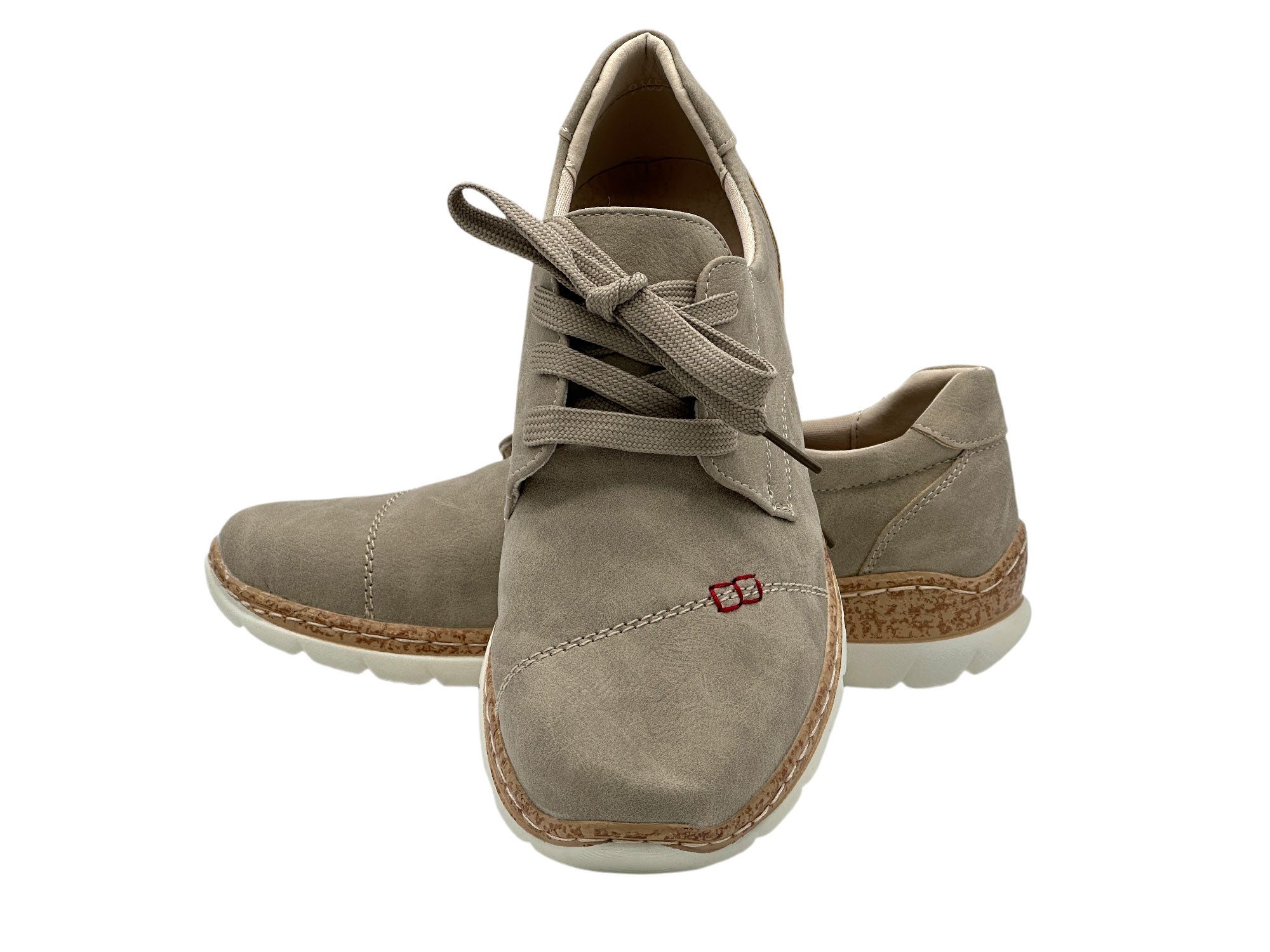 Nowaland Damen Komfort-Halbschuh Schnürschuh Leichtes Design mit strukturierter Komfortsohle für angenehmes Gehen
