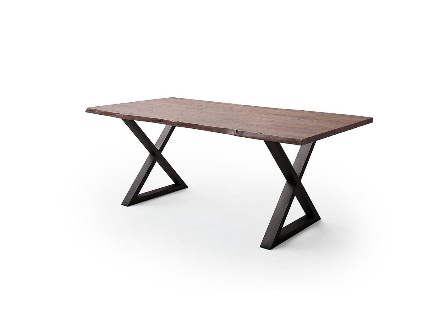 freiraum Tischplatte CALABRIA (Kombinierbar mit Calabria-Tischgestellen), in Walnuss - 180x3,5x100 (BxHxT)