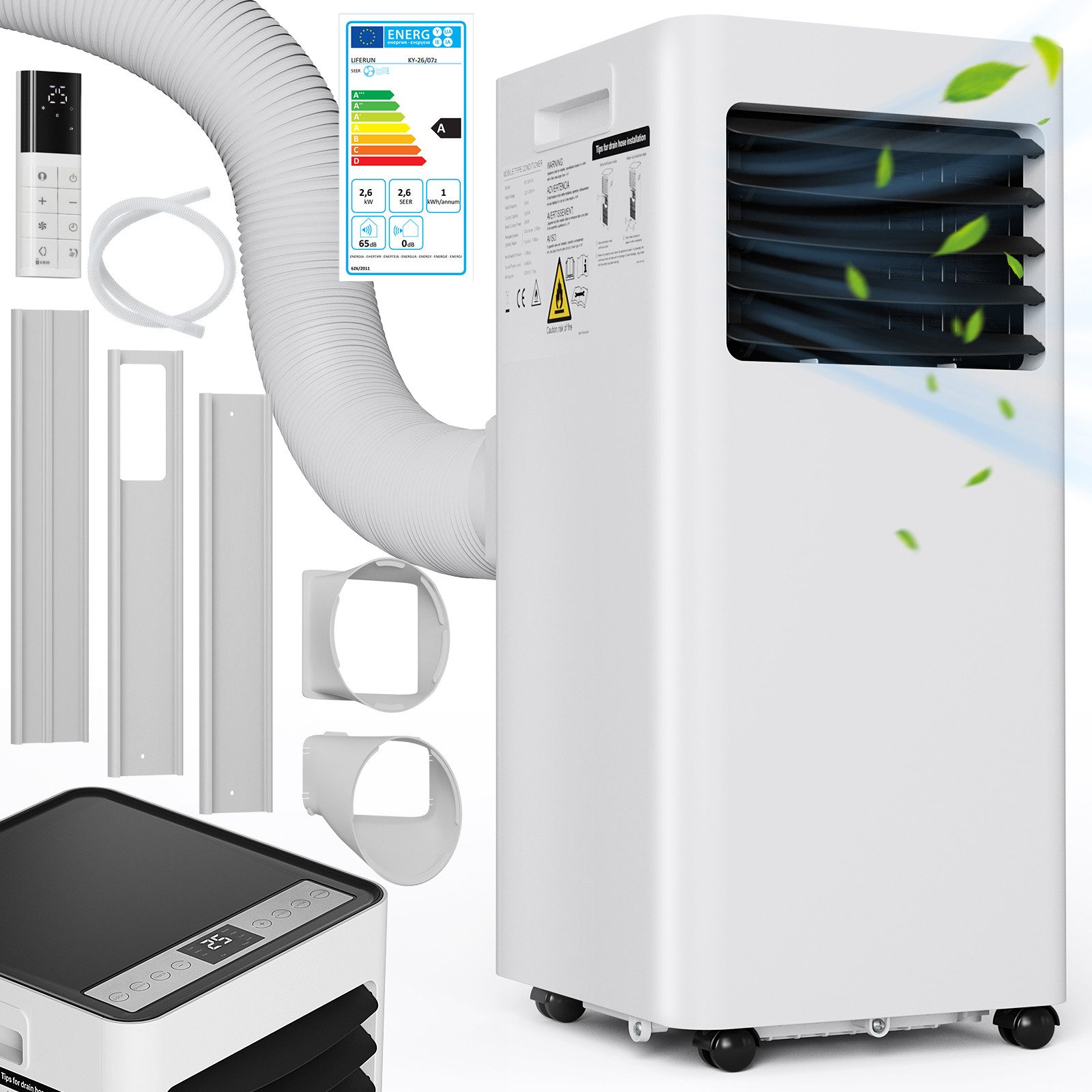 TLGREEN 4-in-1-Klimagerät, Hocheffiziente Mobiles Klimagerät, 9000 günstig online kaufen