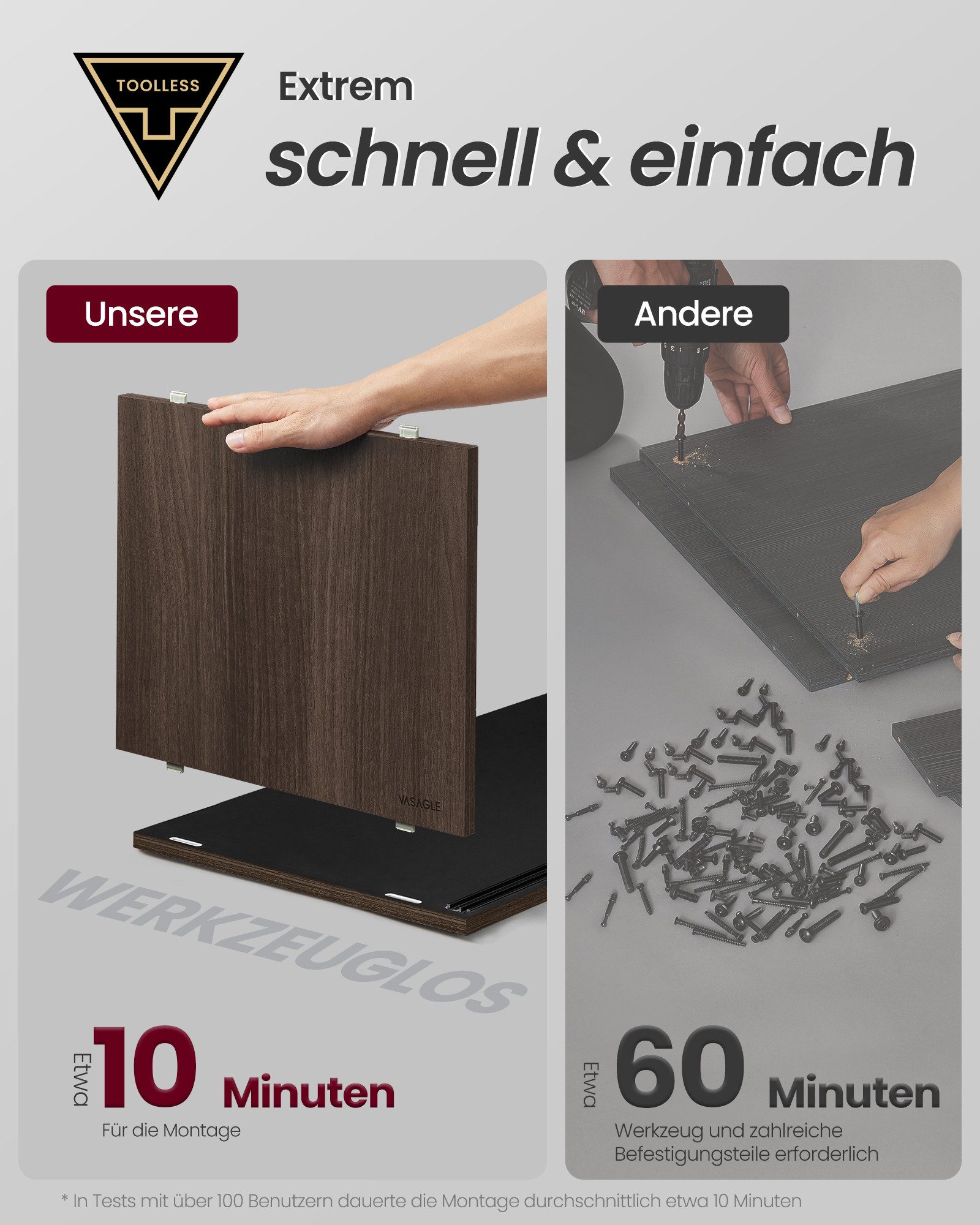 VASAGLE Lowboard, TV-Schrank für TVs bis günstig online kaufen