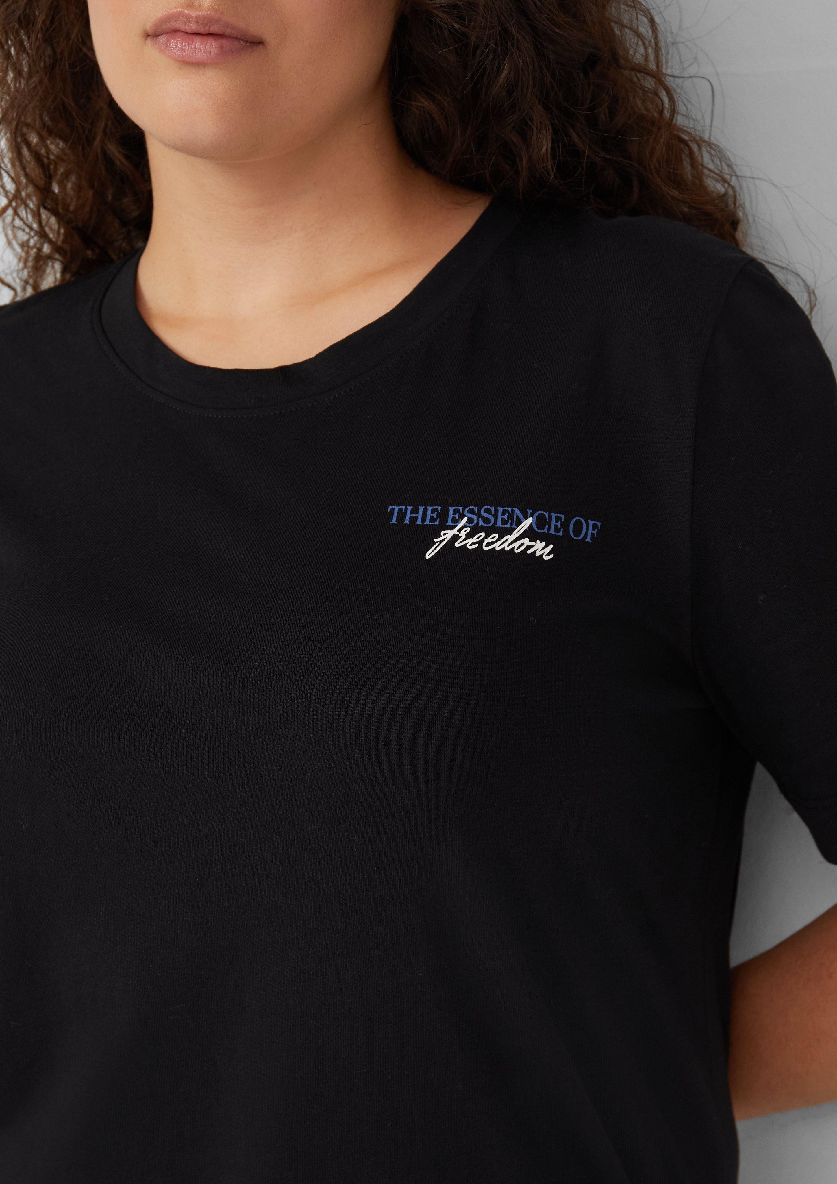s.Oliver Kurzarmshirt T-Shirt mit Front- und günstig online kaufen