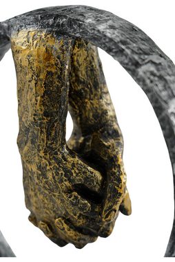 MF Skulptur Vereinte Stärke: Hand in Hand - Skulptur der Zusammengehörigkeit