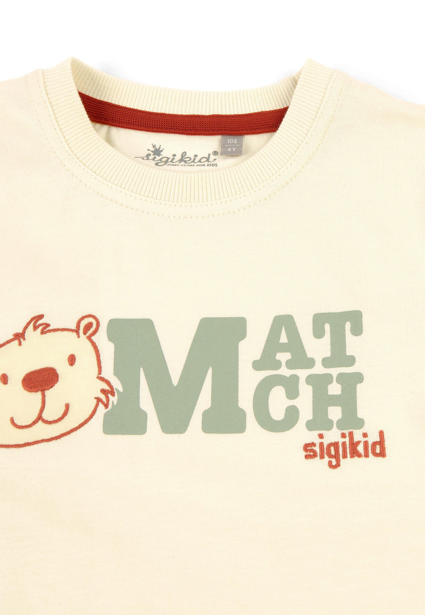 offwhite (1-tlg) T-Shirt Sigikid T-Shirt Kindershirt