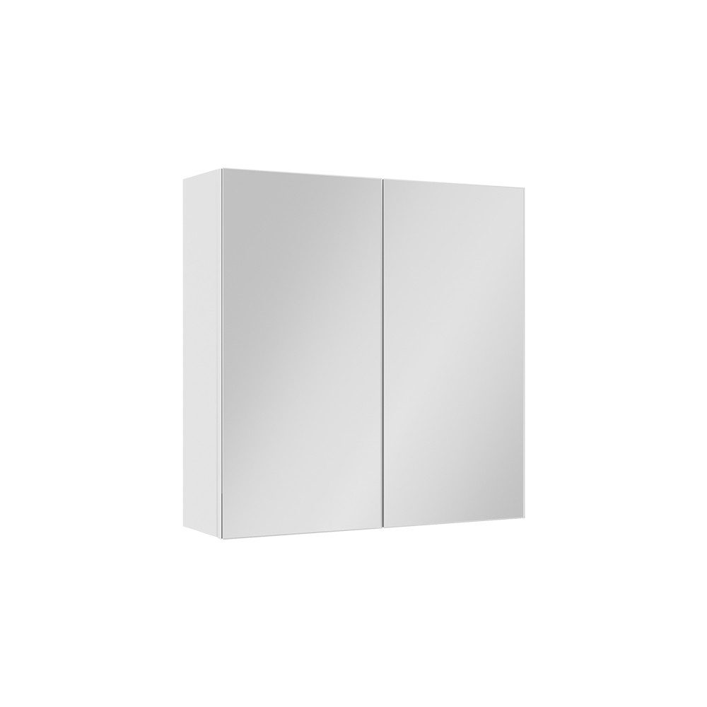 Vicco Badezimmerspiegelschrank Lavia, Weiß, 60 x 60.2 cm (1-St)
