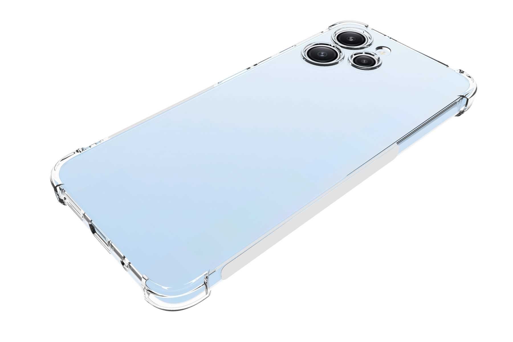 mtb more energy Smartphone-Hülle Clear Armor Case für Xiaomi Redmi 12 (6.79), Transparente TPU Schutzhülle Case Backcover mit Anti-Shock Verstärkung
