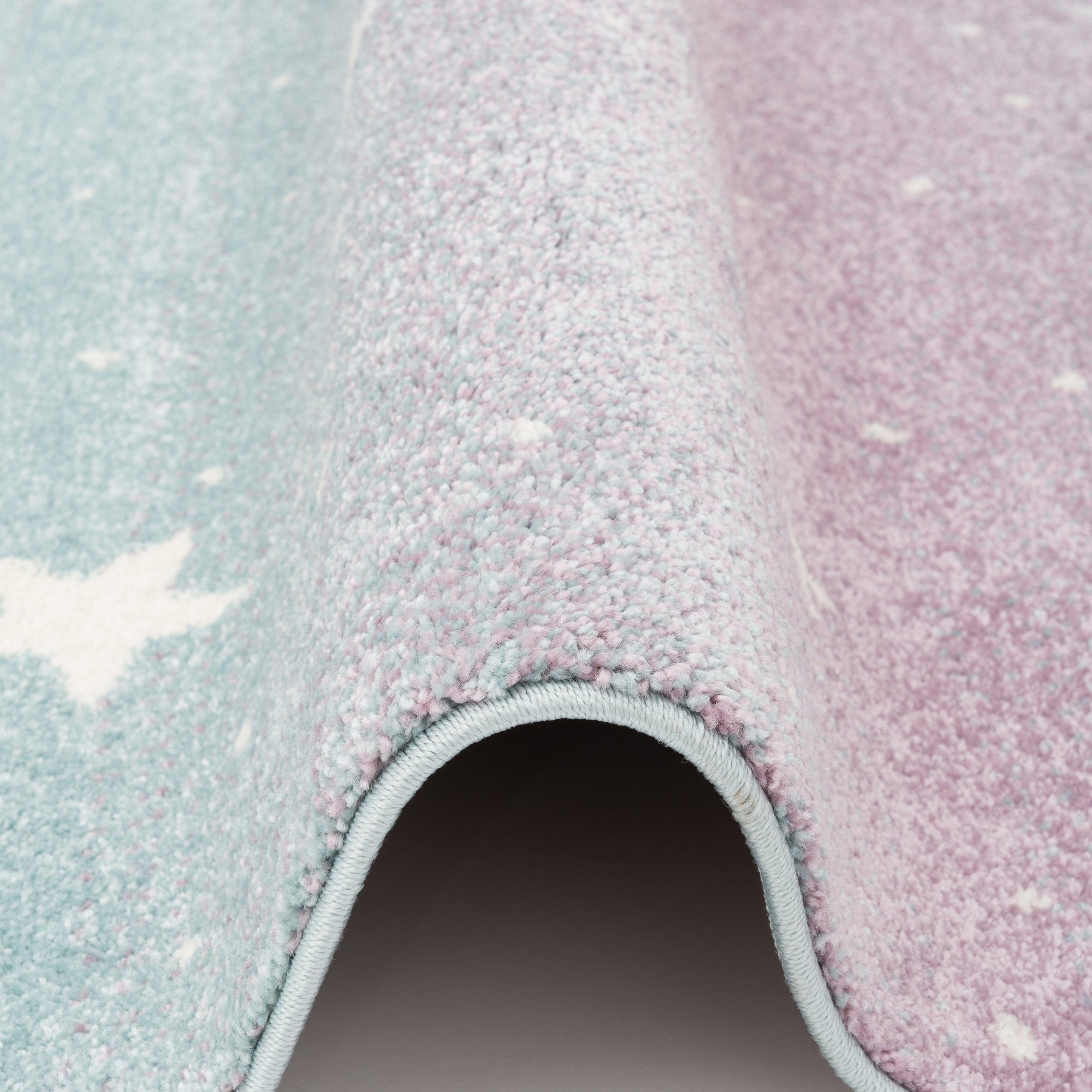 Pergamon Kinderteppich Kinder Teppich Maui Kids Wolkenhimmel, Rechteckig, Höhe: 13 mm