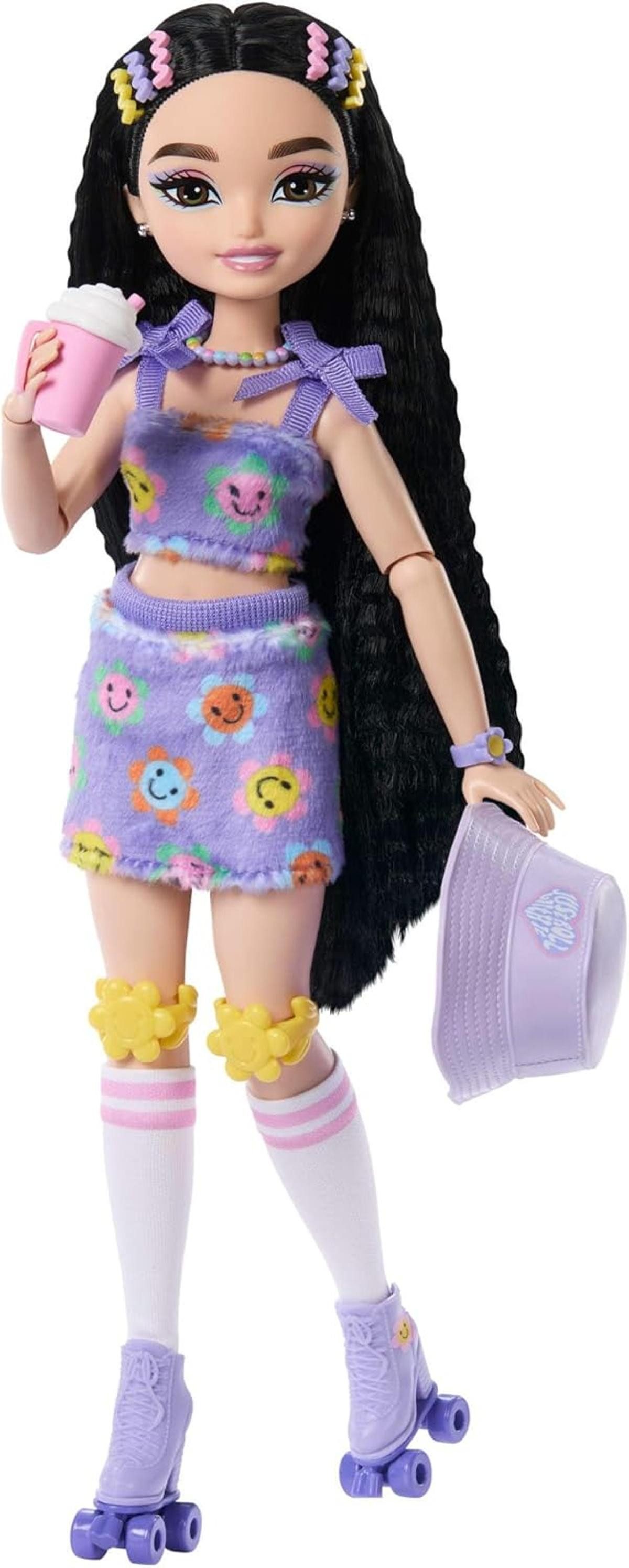 Mattel® Biegepuppe Barbie Dream Besties Puppe + Accessoires beweglich Rollschuhe JFX99 4+
