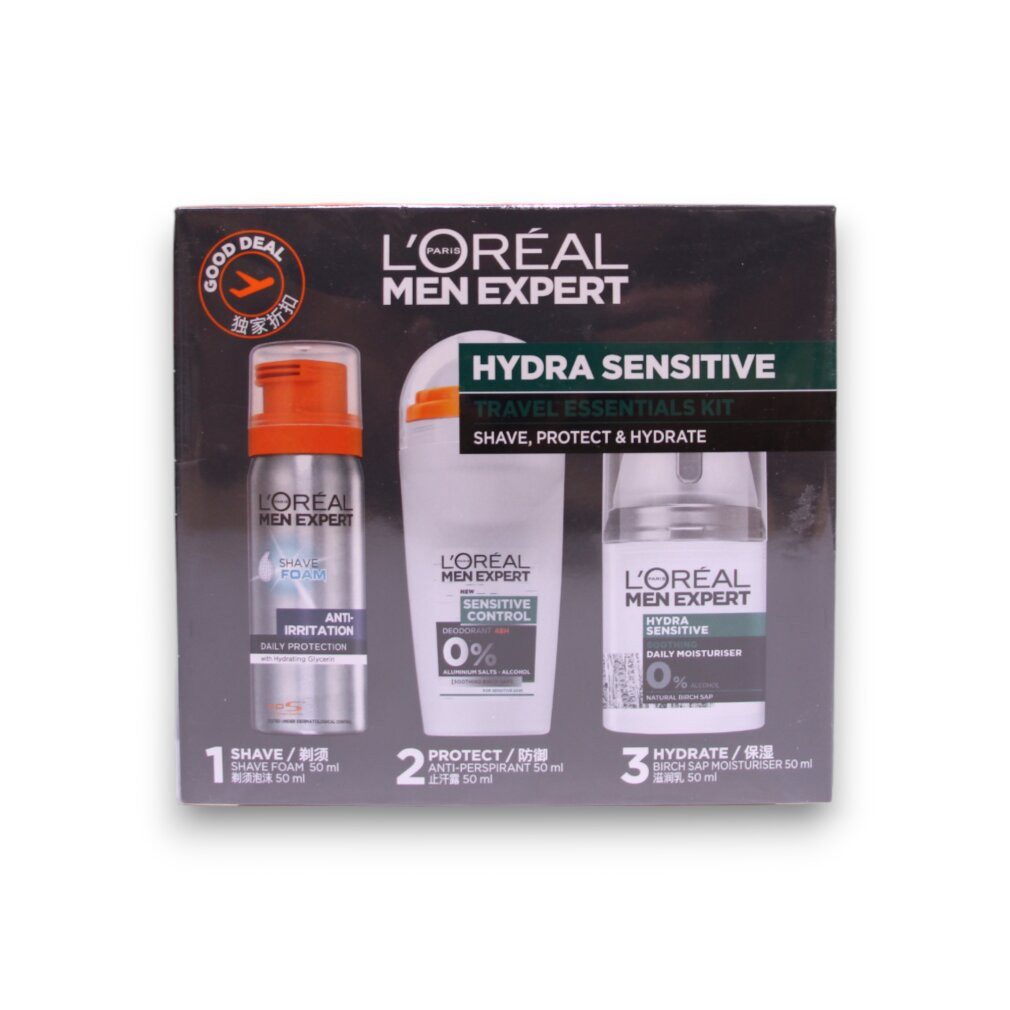 L'Oreal Deutschland Hautpflege-Set Reise-Set : Men Expert Alkoholfreie Creme