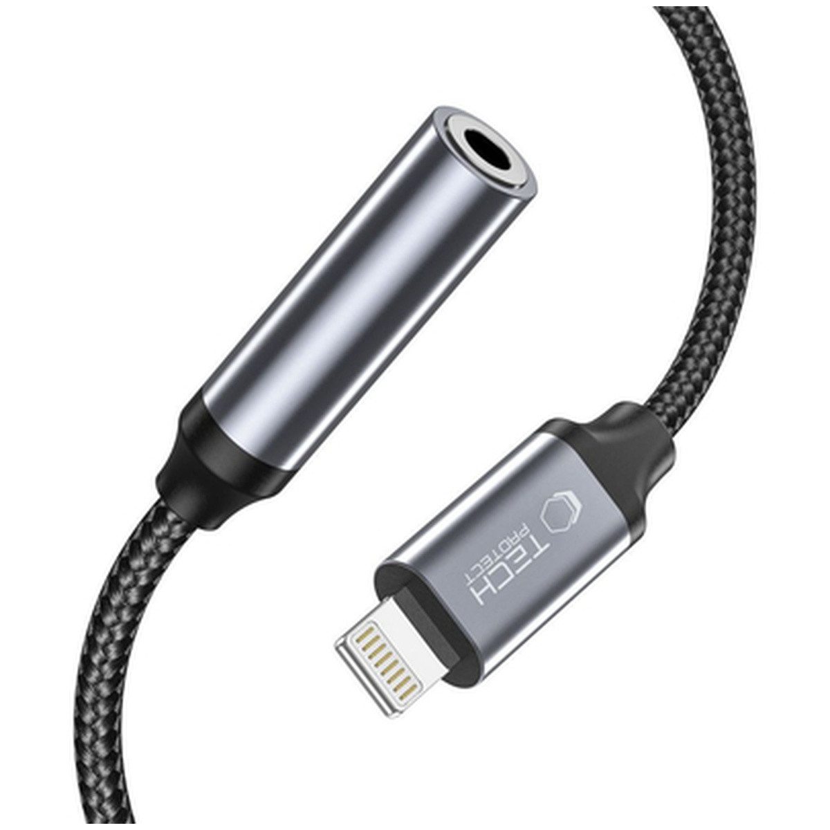 TECH PROTECT Tech Protect UltraBoost Lightning 3,5 mm Klinkenadapter Audio-Adapter