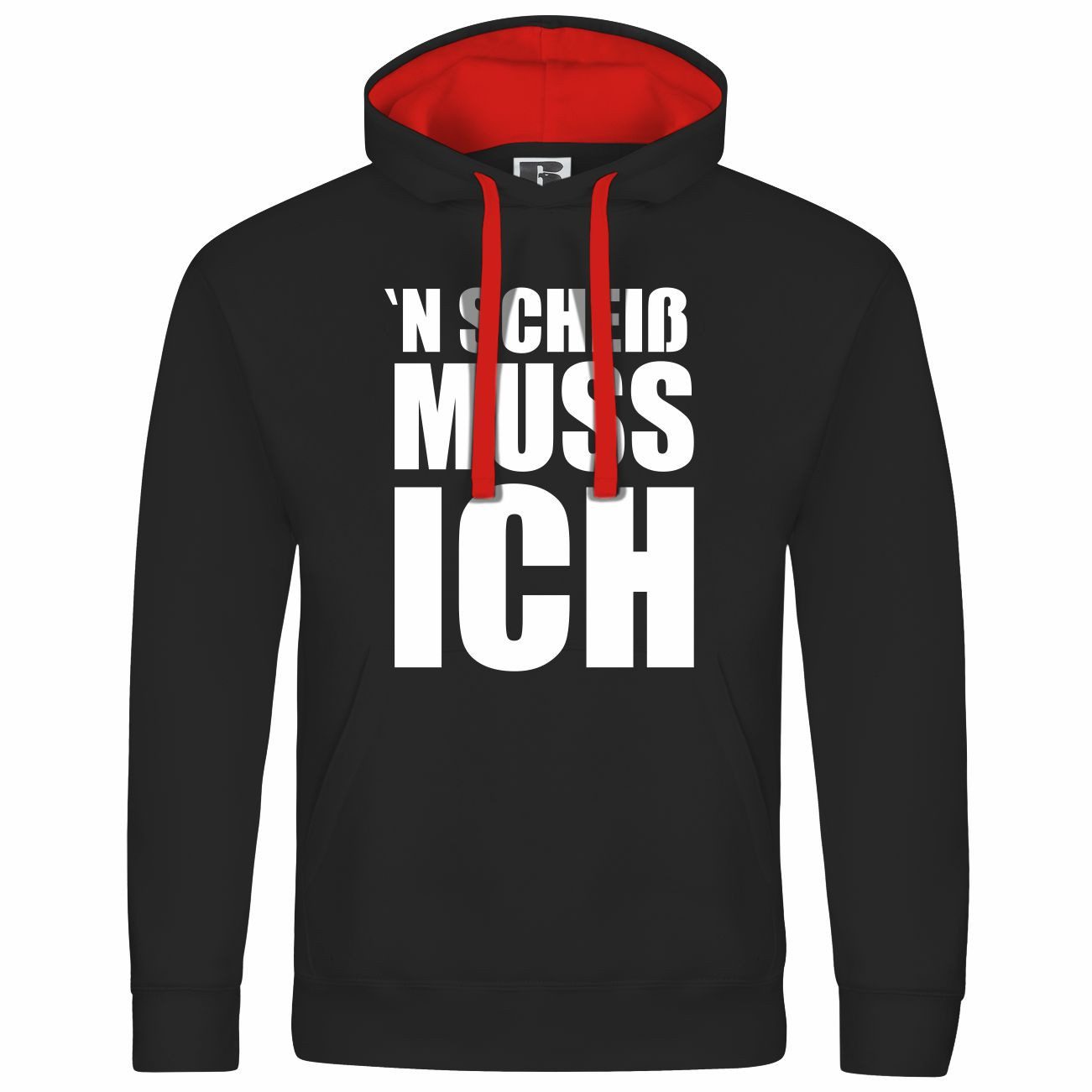 Kapuzenpullover Herren Kapuzenpullover N Scheiß muss ich