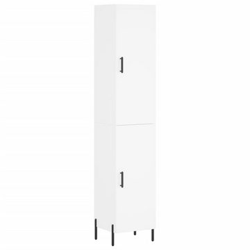 vidaXL Sideboard Highboard Weiß 34,5x34x180 cm Holzwerkstoff