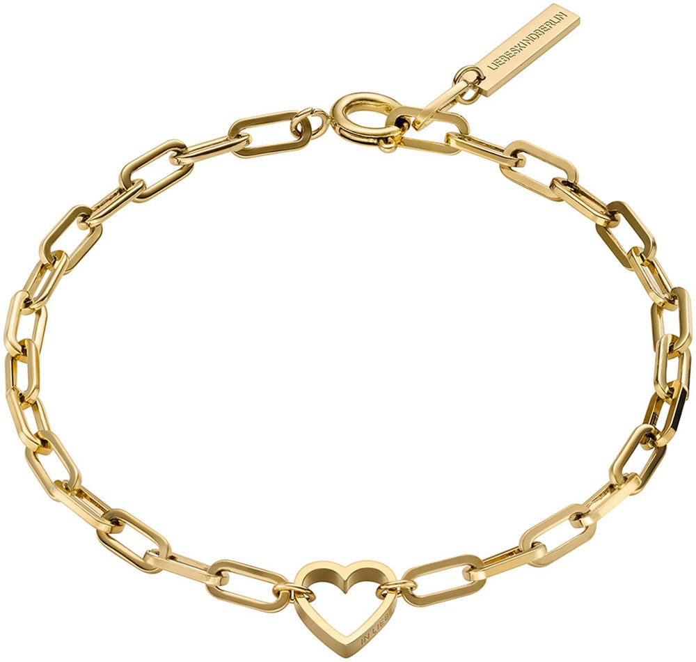 Liebeskind Berlin Armband Schmuck Geschenk Edelstahl Armkette Herz – Bild 3 von 4
