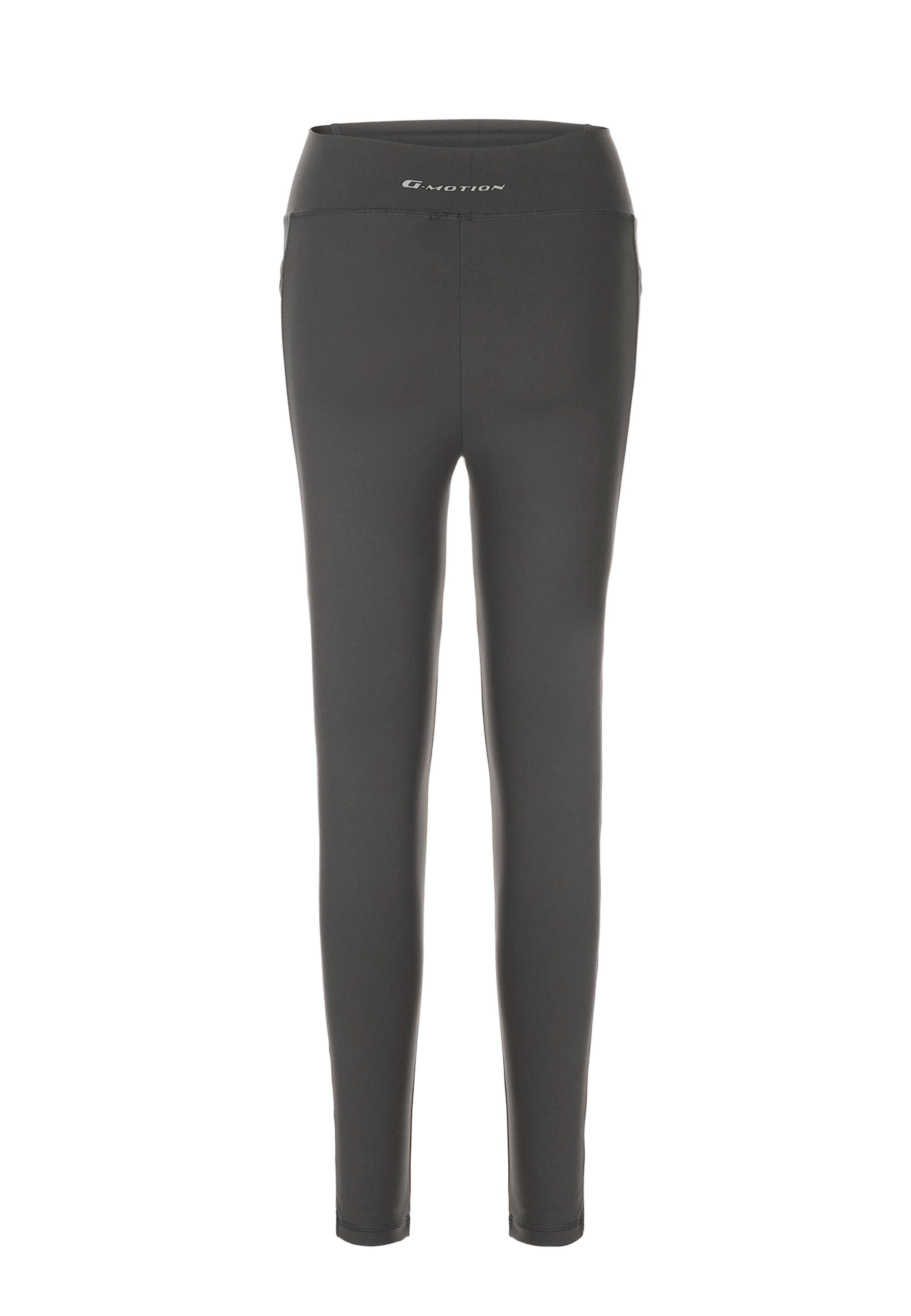 mit Motion grau Leggings Dehnbund G GIORDANO hohem