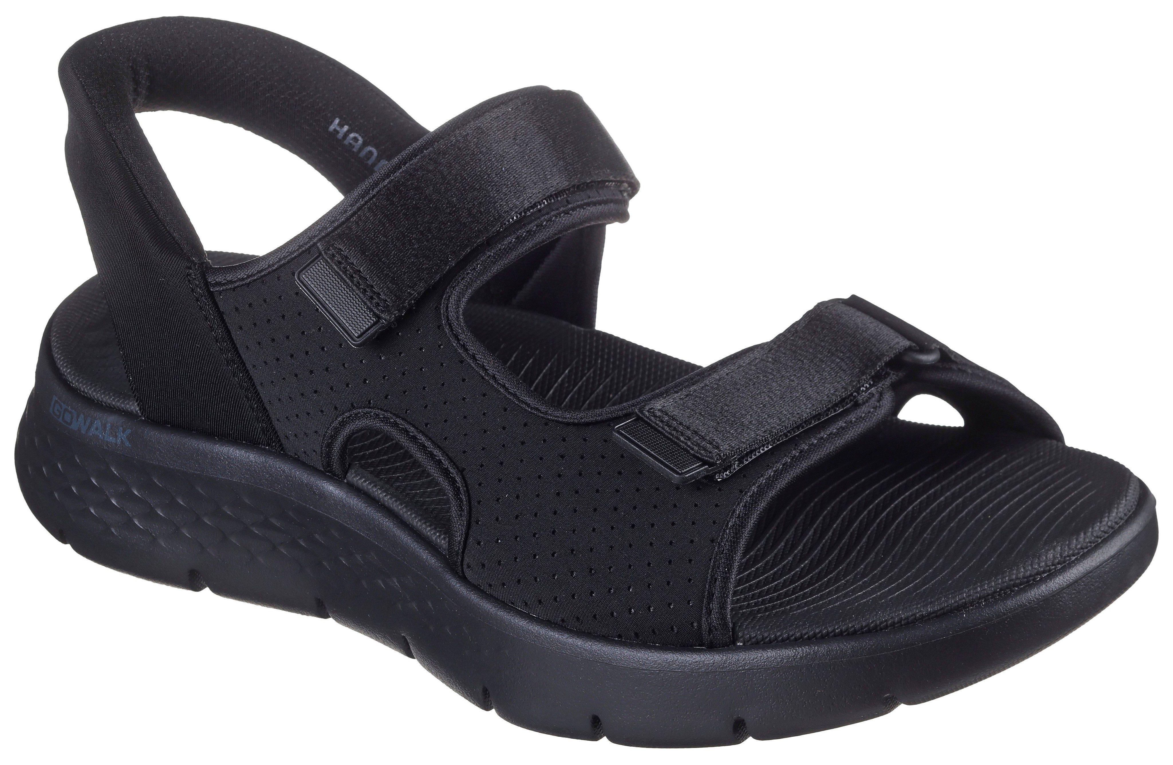 Skechers GO WALK FLEX SANDAL-EASY ENTRY Sandale Sommerschuh, Sandalette, Slip-In mit atmungsaktiver Goga Mat Sohle