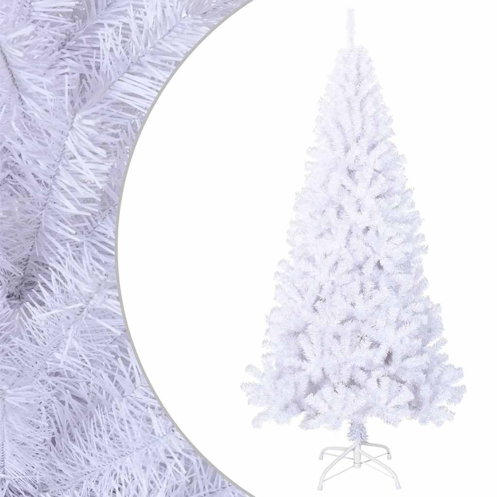 Künstlicher Weihnachtsbaum Künstlicher Weihnachtsbaum mit Dicken Zweigen Weiß 210 cm PVC
