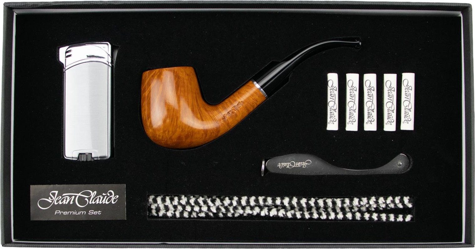 Jean Claude Handpfeife Pfeife Premium Set 6 Modelle Sets zur Auswahl bestes Bruyereholz