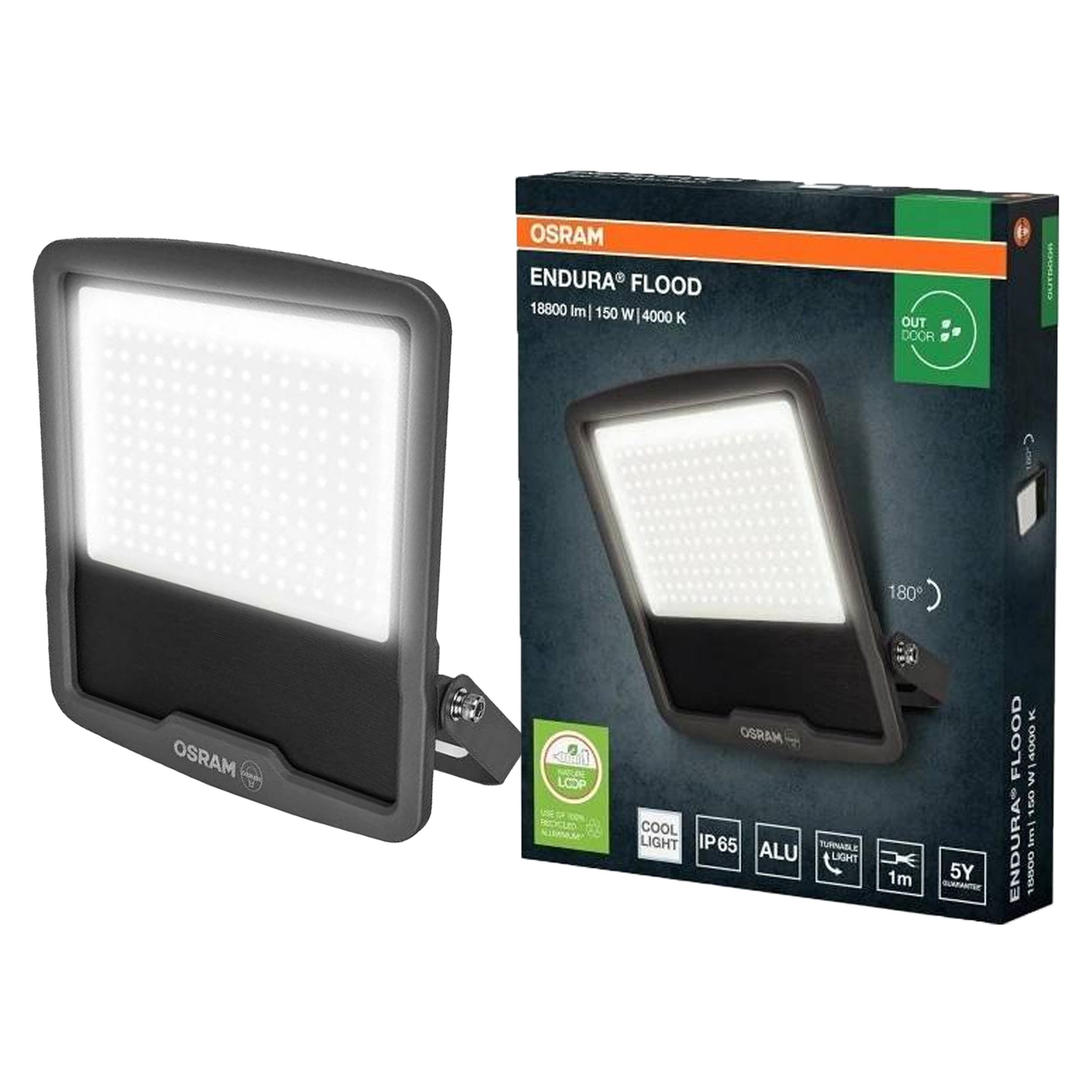 Osram LED-Leuchtmittel Osram ENDURA FLOOD PCR 150W 840 DG – Robuster LED-Fluter 4000K, 1 St.