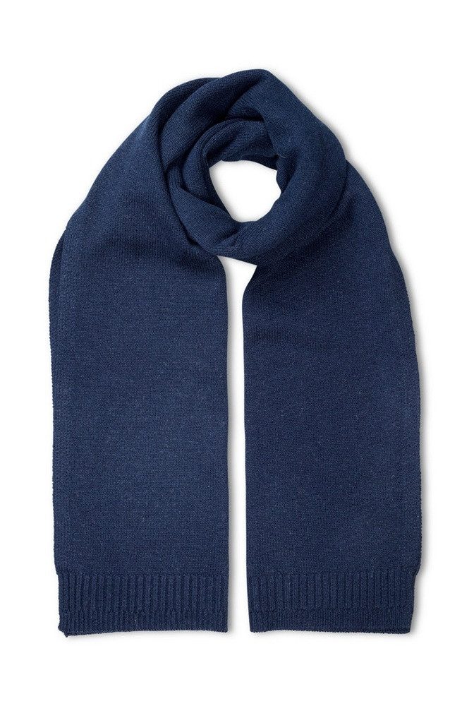 FALKE Schal (100% Schurwolle) dunkelblau 170cm x 35cm - 1 Stück