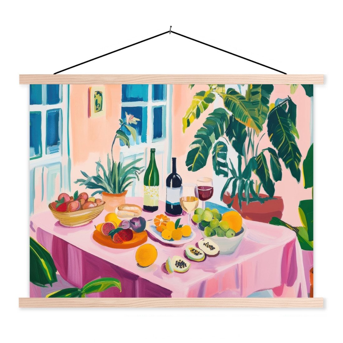 MuchoWow Poster Tisch - Wein - günstig online kaufen