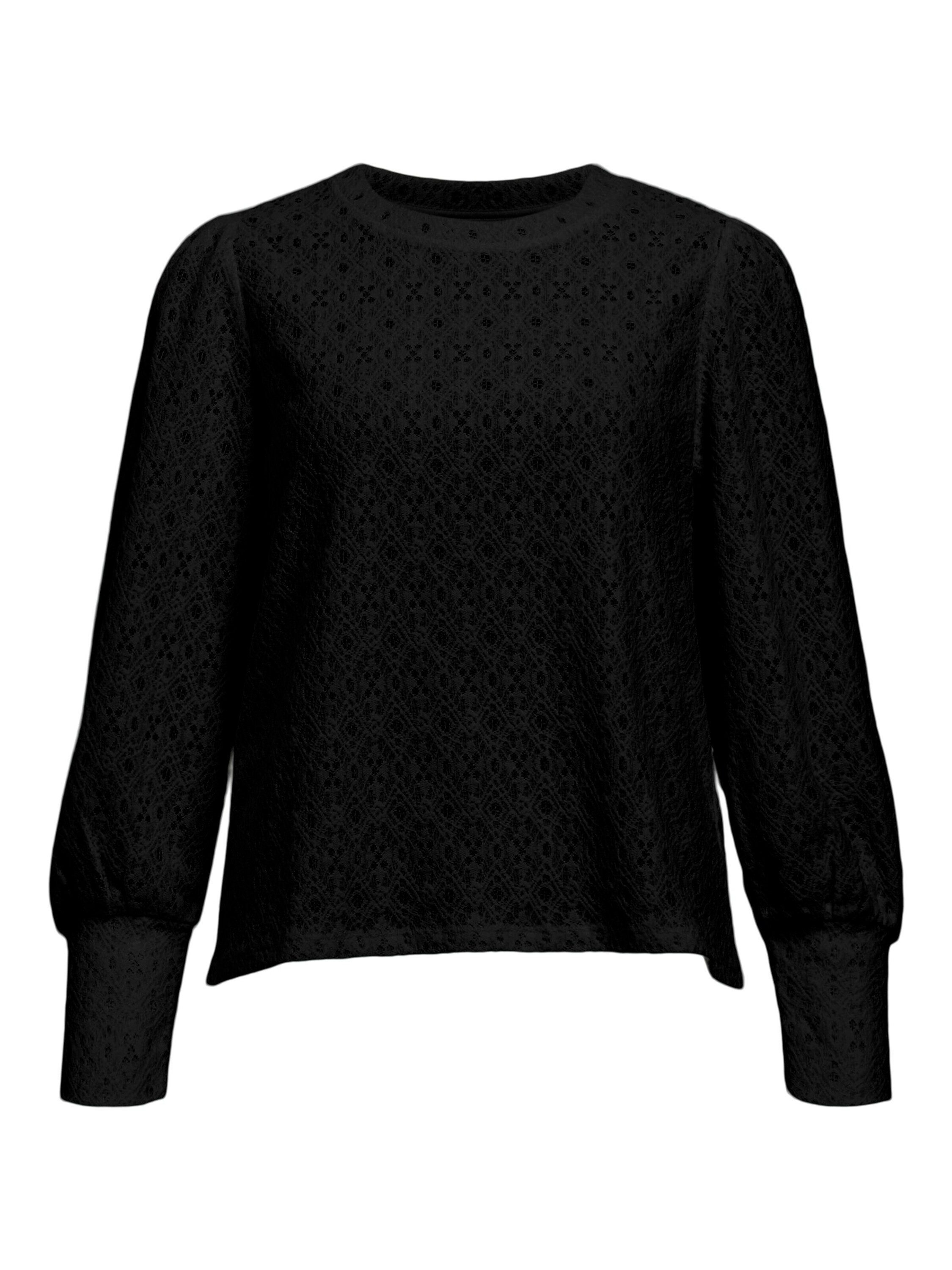 Object Langarmshirt Laila (1-tlg) Drapiert/gerafft