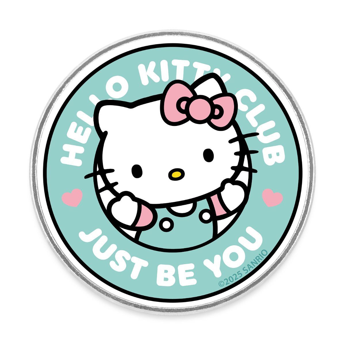 Spreadshirt Dekomagnet Hello Club Kitty Just Be You Magnet Rund