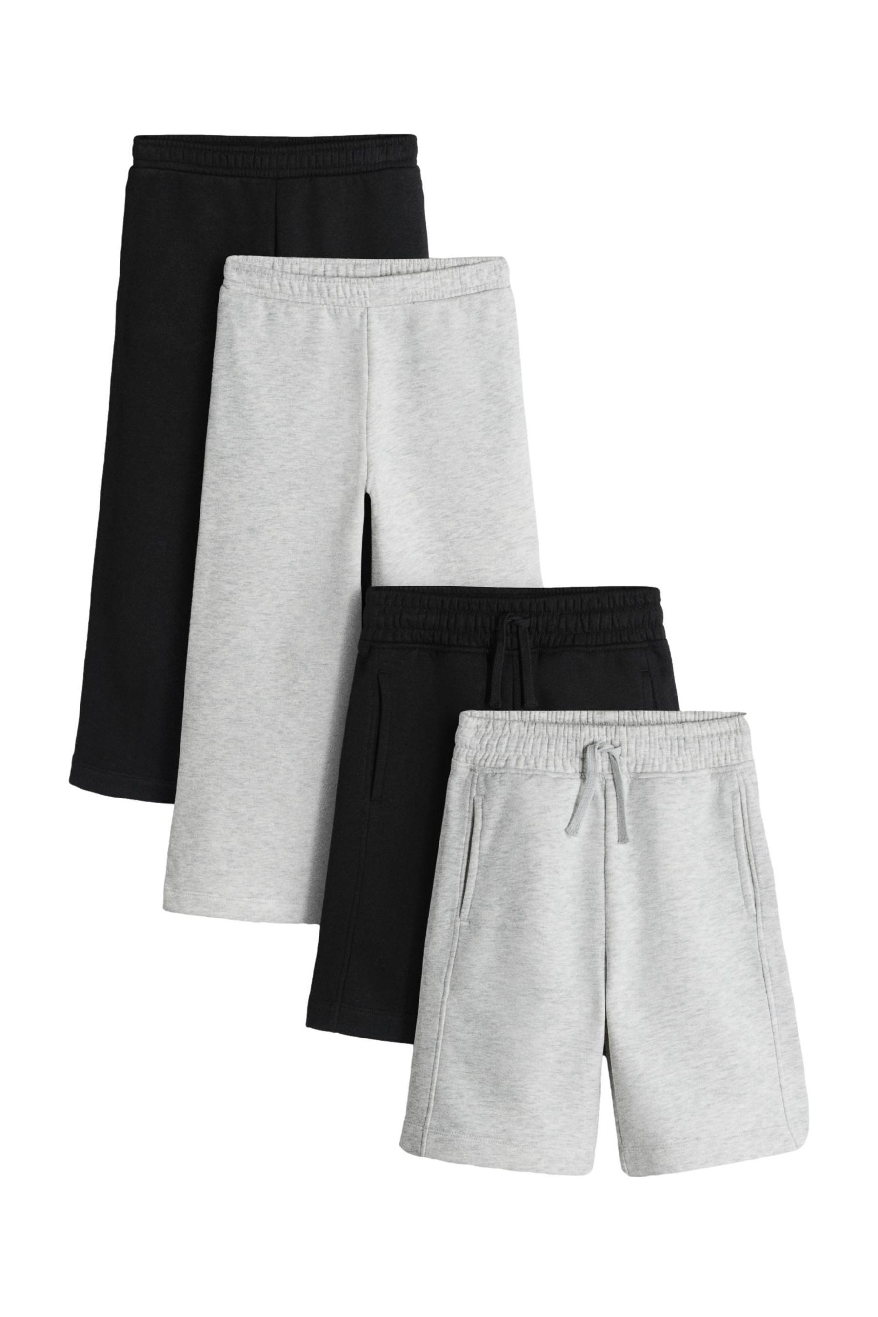 Jogginghose The Set Jersey-Jogginghosen + Shorts, 4er-Pack