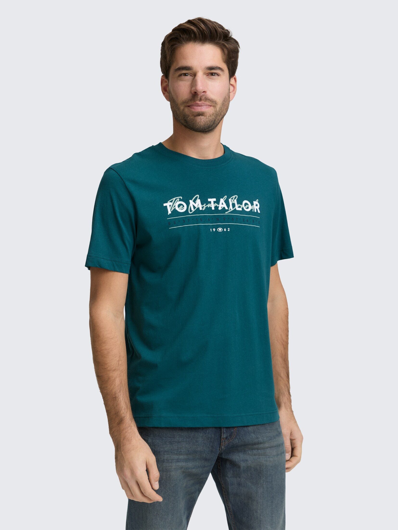 TOM TAILOR T-Shirt T-Shirt T-Shirt mit Logo-Print günstig online kaufen