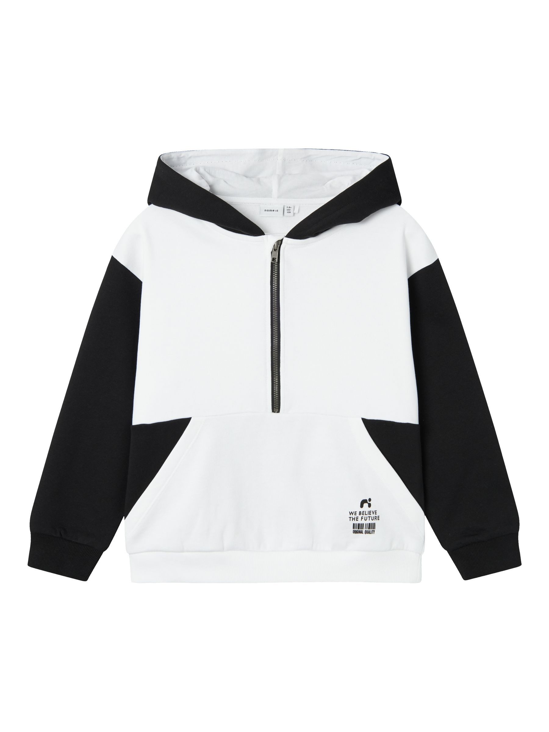 Hoodie Lockerer Schnitt Reißverschluss