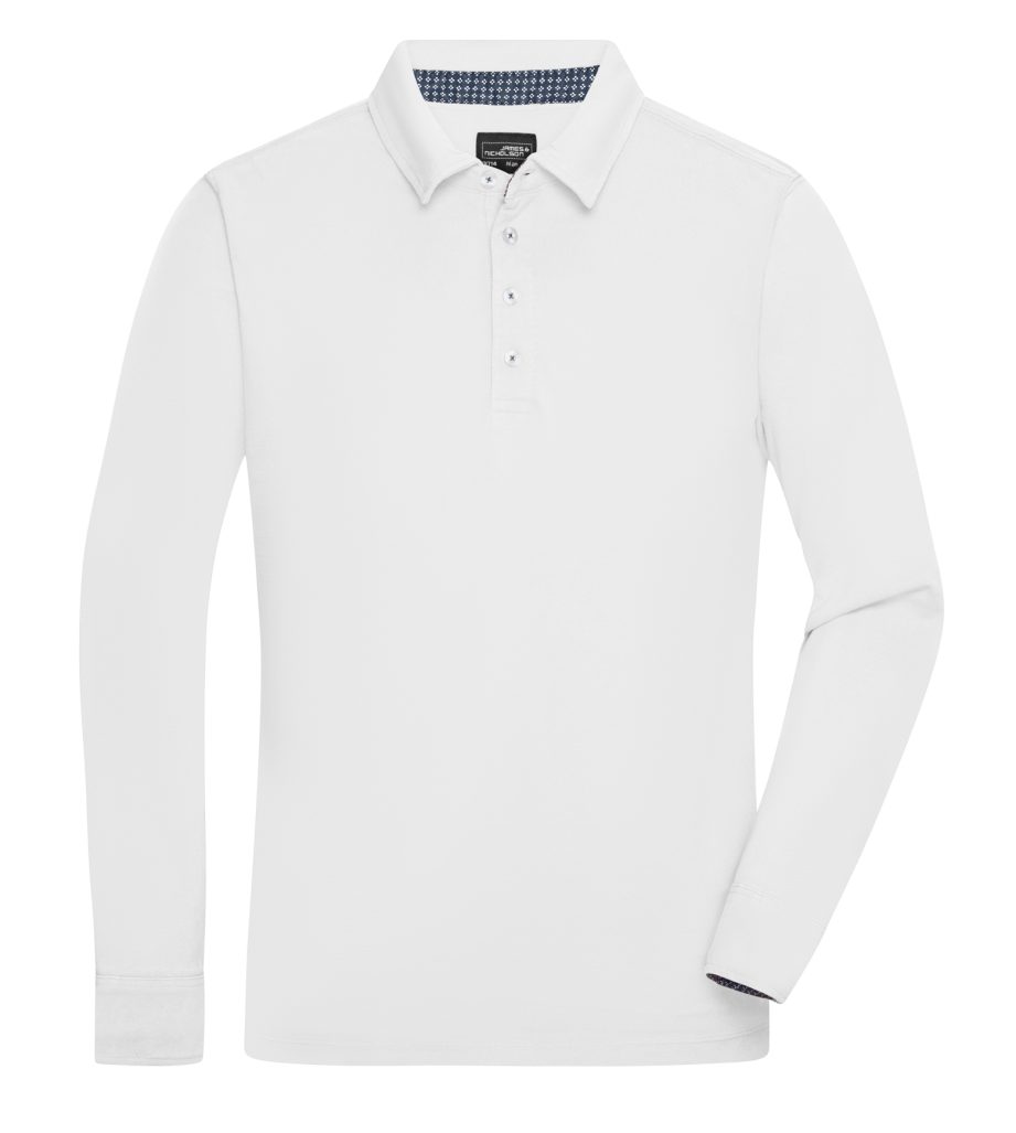 Langarm-Poloshirt Doppelpack Sportliches Herren Langarm Polo in Washed Optik JN714