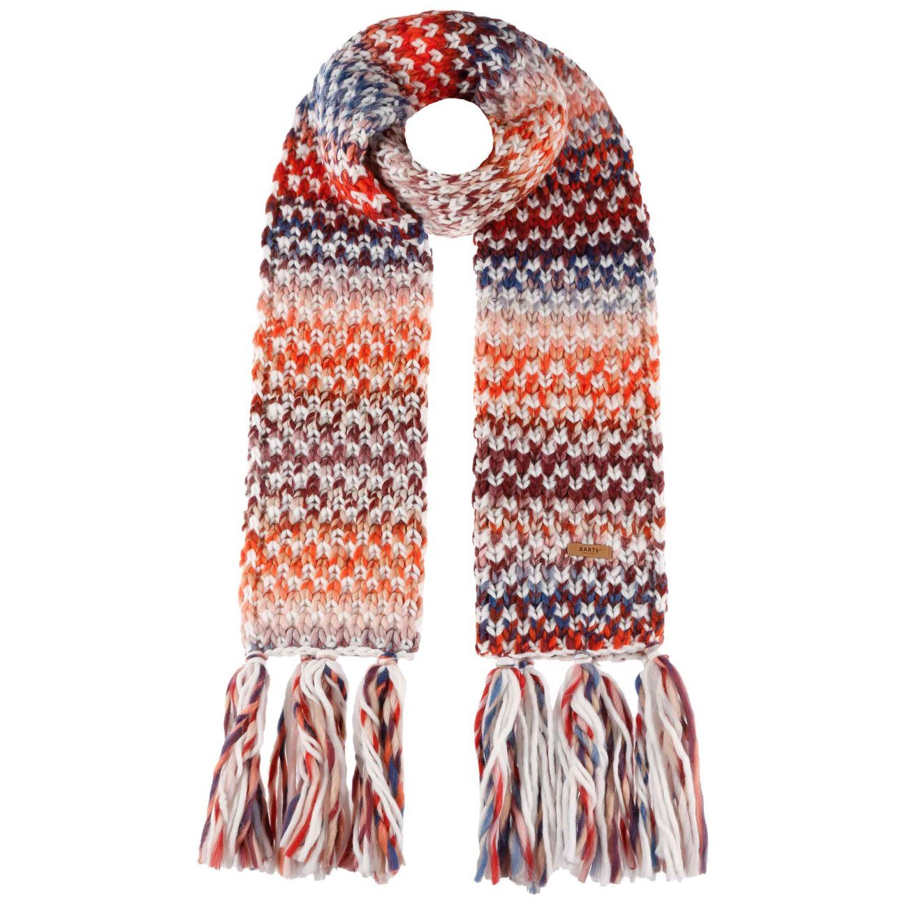 Barts Strickschal, (1-St), Damenschal mit Fransen