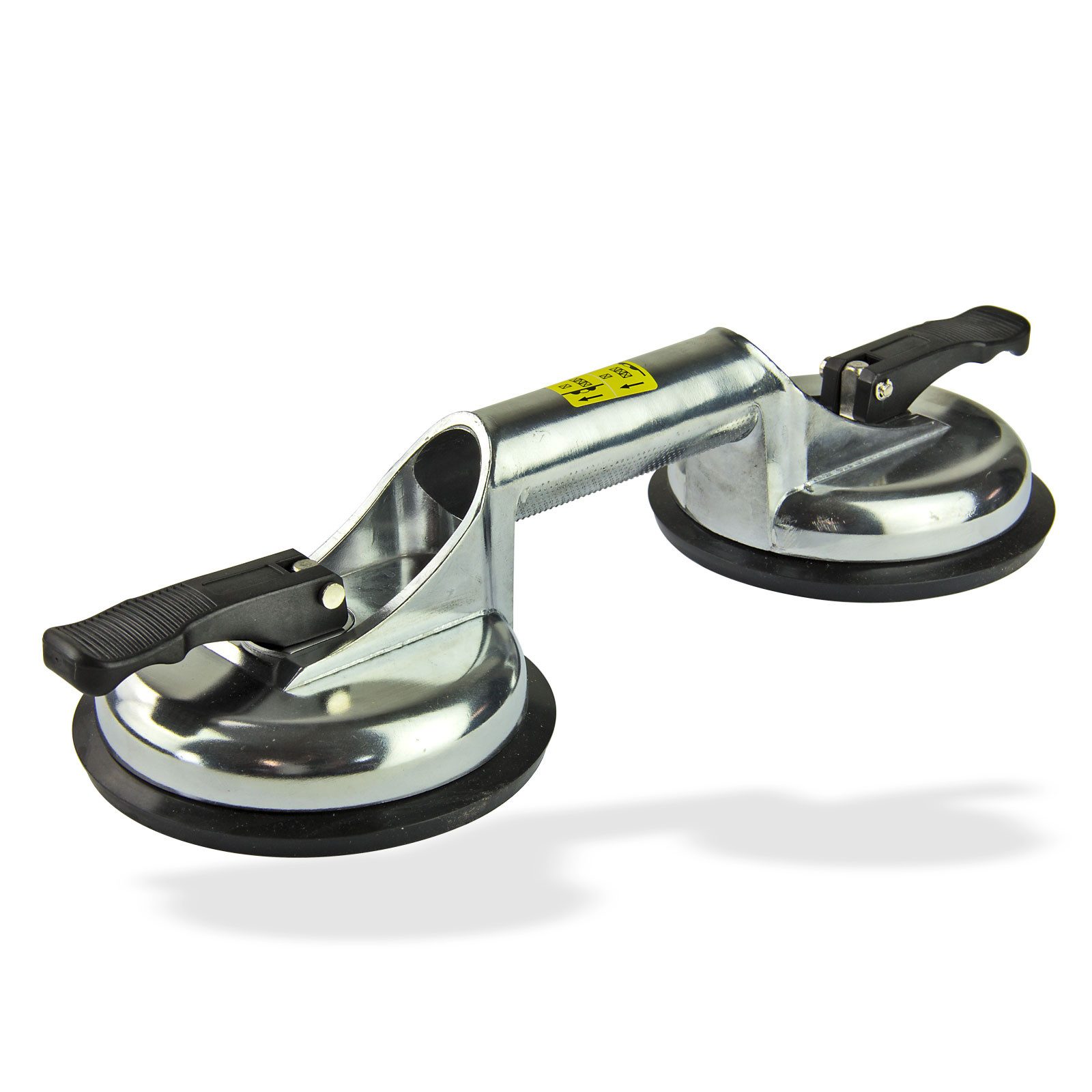 DEMA Saugheber Glasheber GH 120 Alu 2 Teller silber, -]