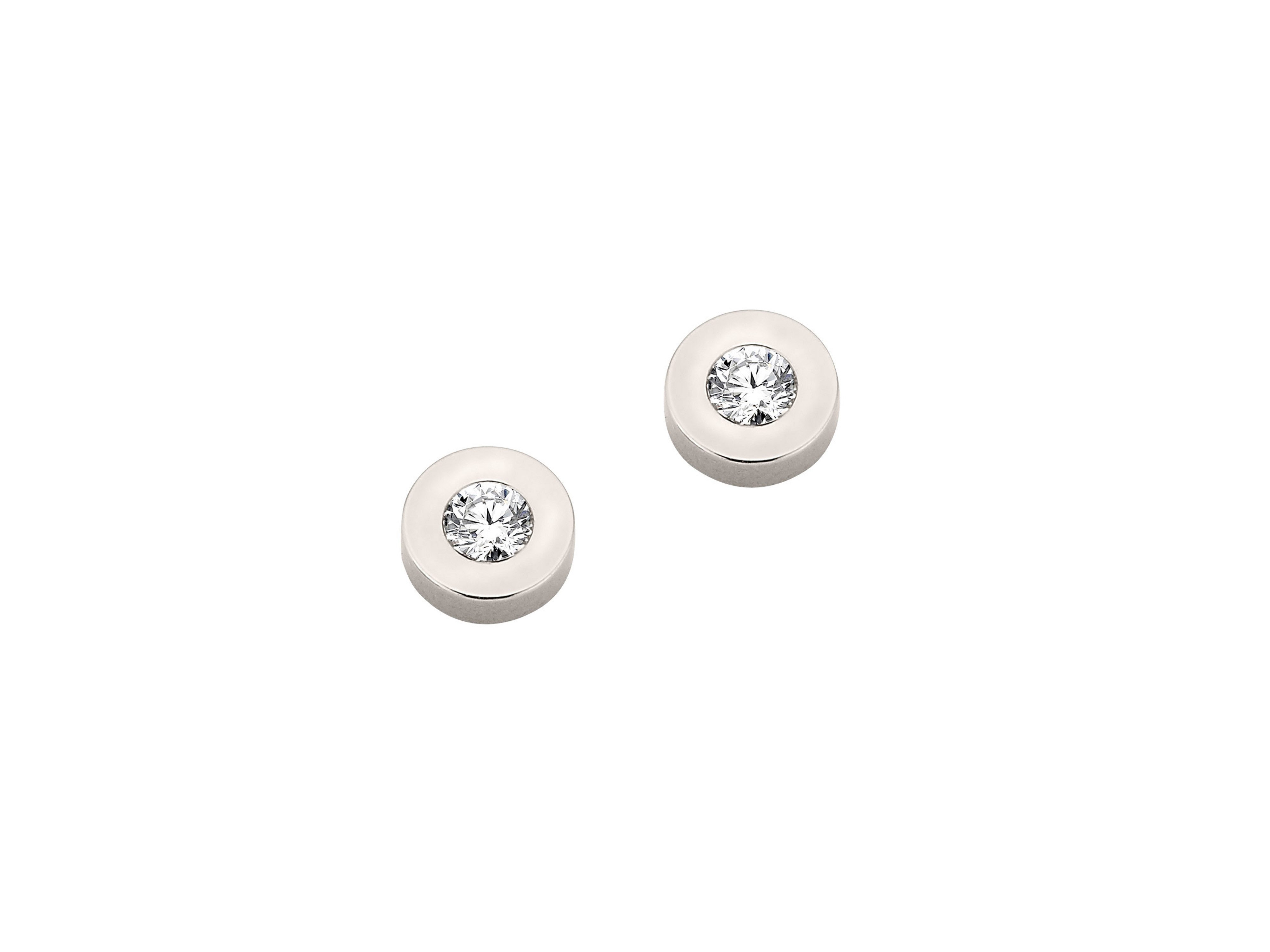 Paar Ohrstecker Schmuck Geschenk Titan Ohrschmuck Ohrringe Solitär