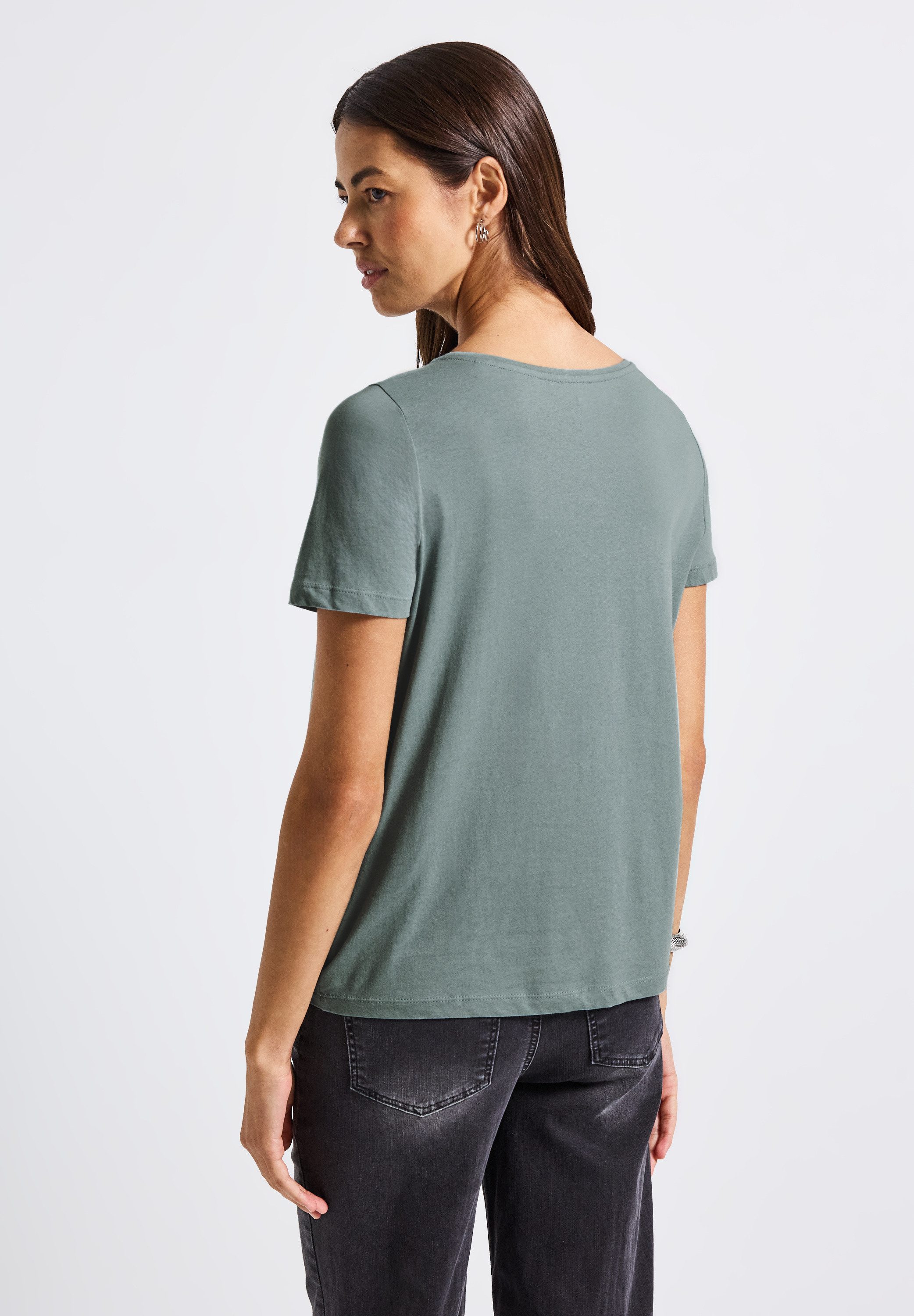 STREET ONE T-Shirt mit Wording Artwork günstig online kaufen
