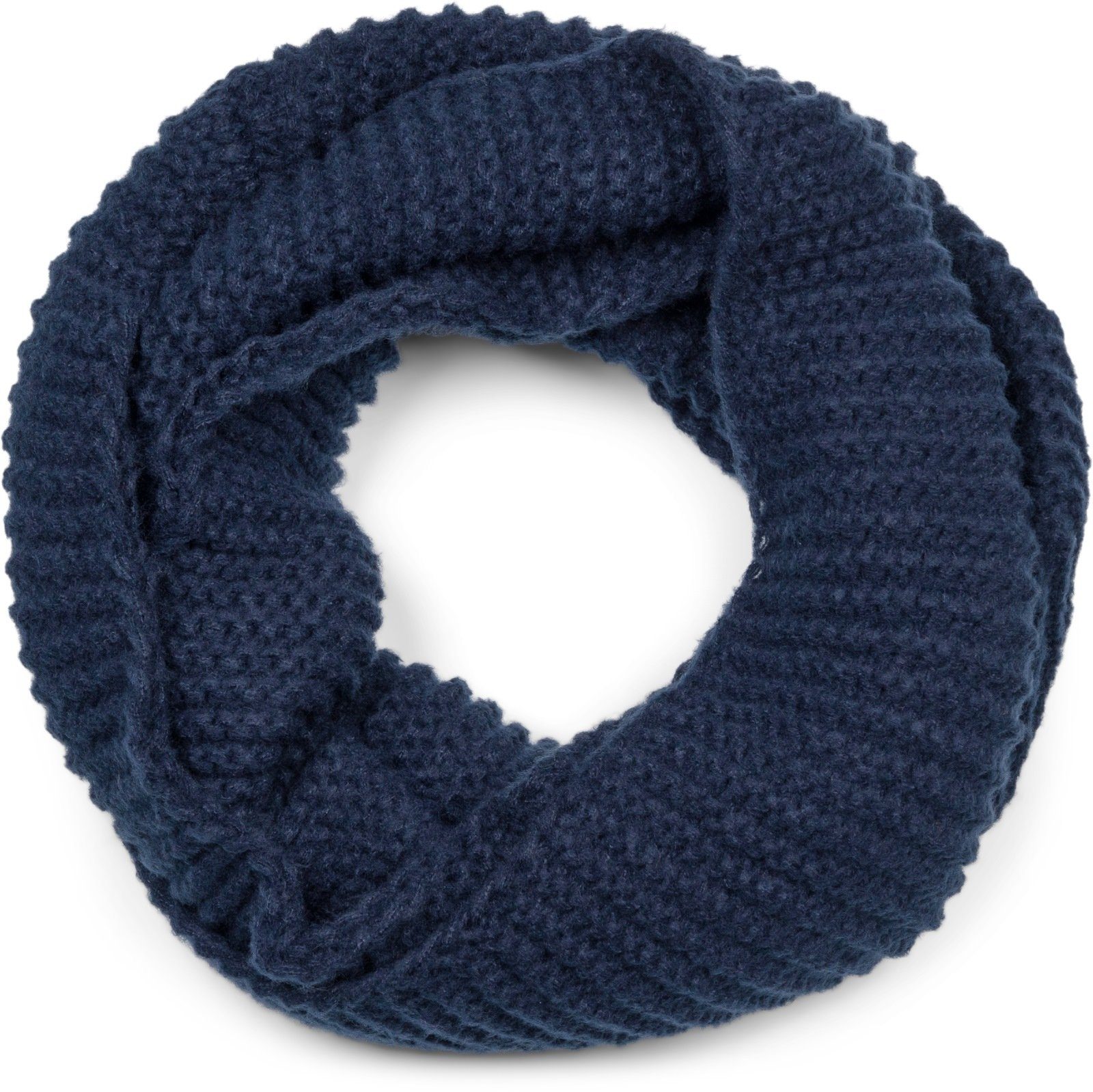 styleBREAKER Loop Strick Loop Wellenmuster, (1-St) günstig online kaufen