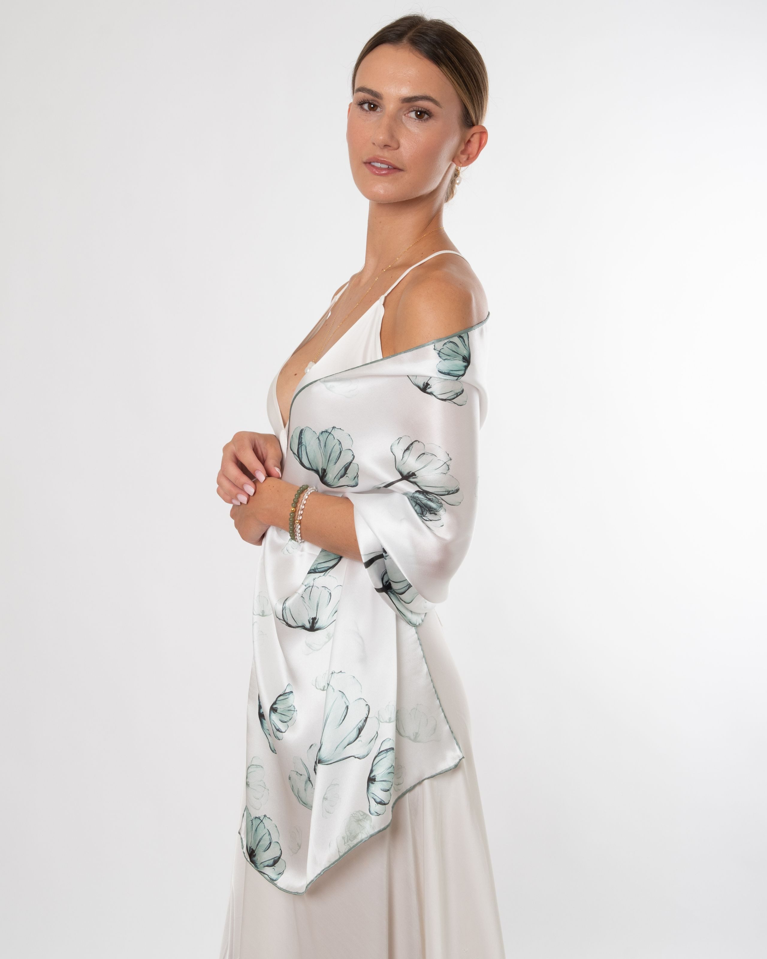 MayTree Seidenschal Mohn 55 x 175 günstig online kaufen