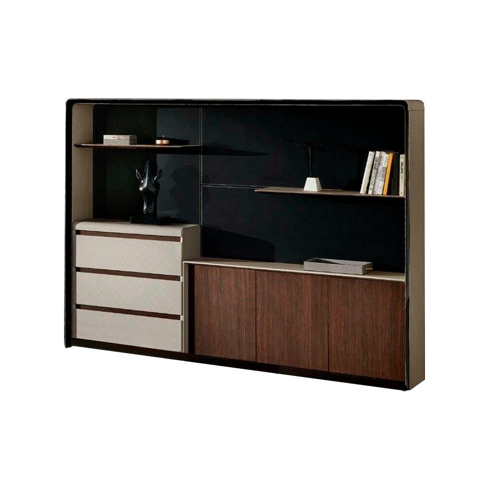 Aktenschrank Braun Aktenschrank Schrank Holz Arbeitszimmer