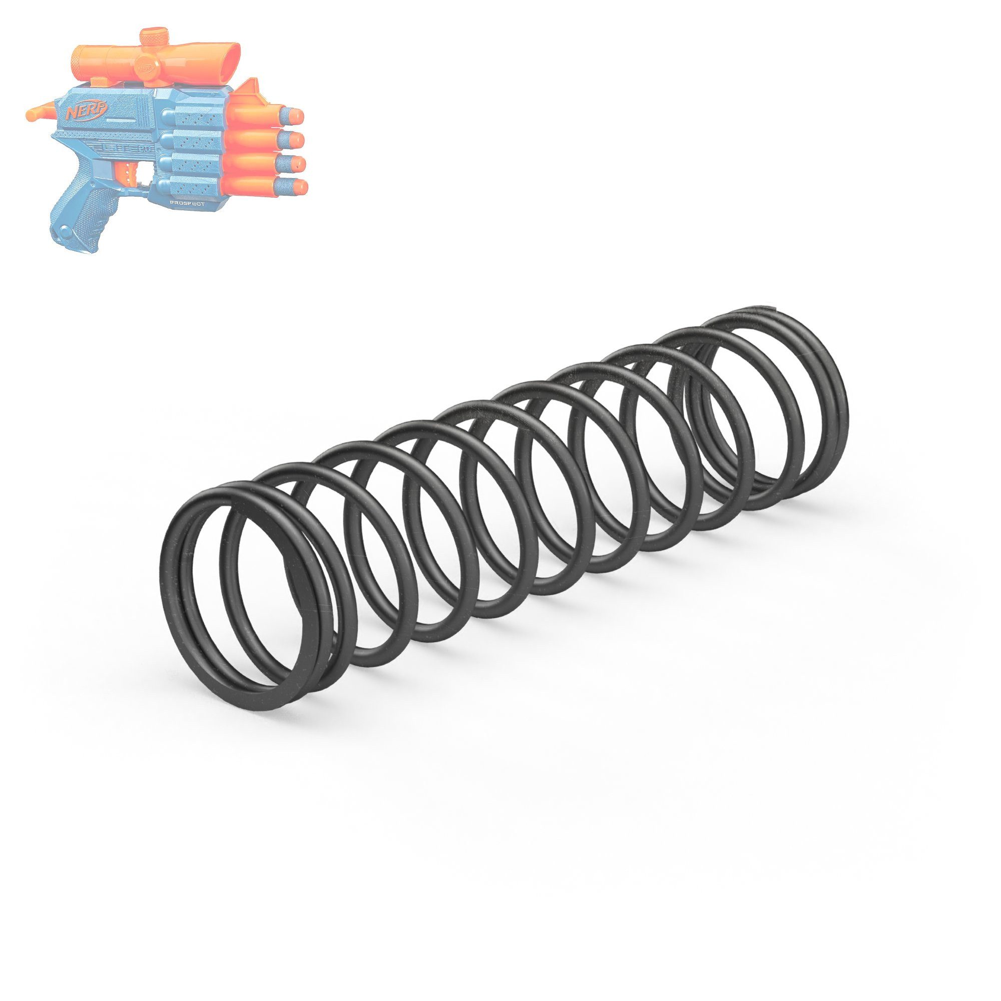 Blasterparts Blaster Tuning-Feder passend für NERF - Elite 2.0 Prospect, Mehr Power für deinen Elite 2.0 Blaster
