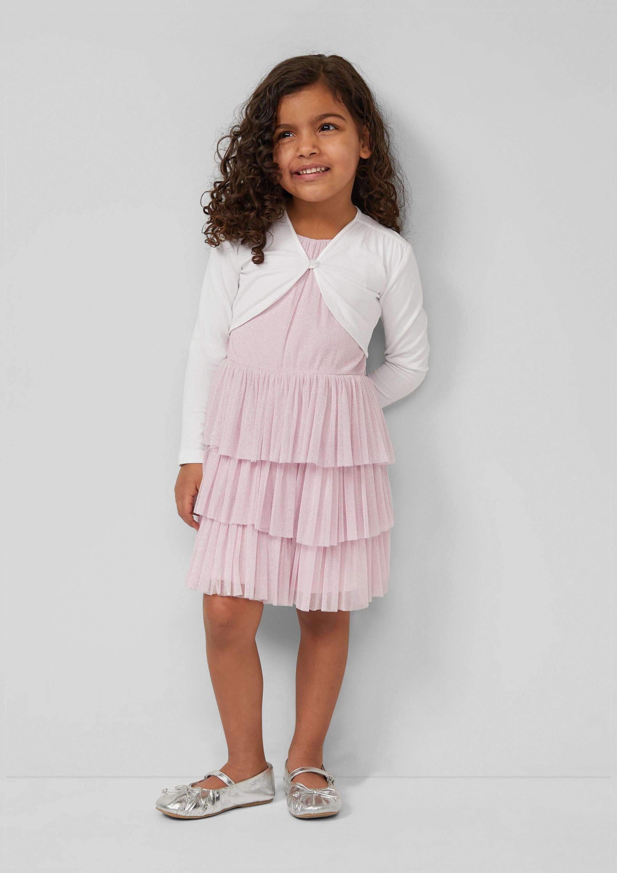 s.Oliver Cardigan Indoor-Bolero Bolero mit Satinkante