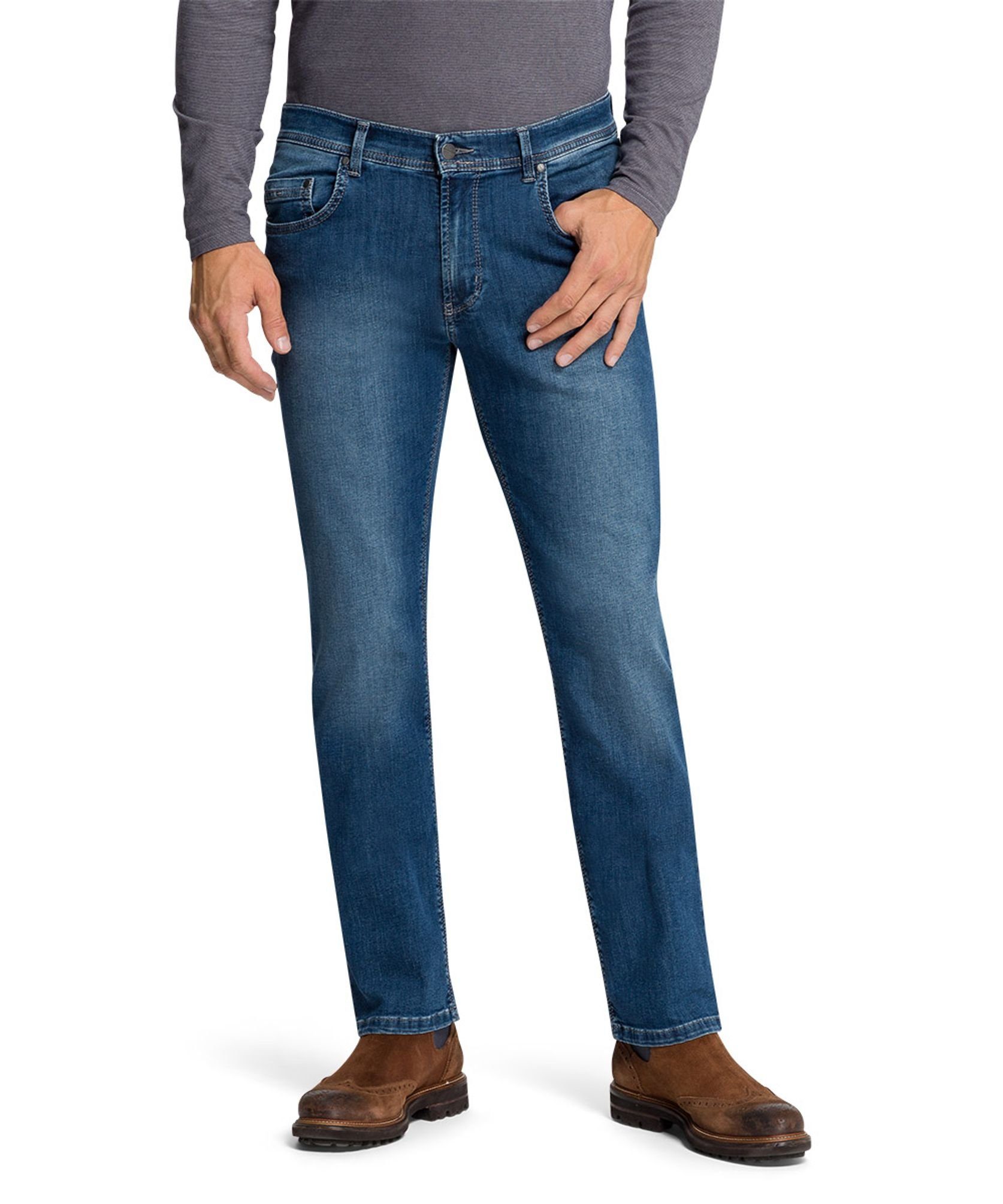 Pioneer Authentic Jeans 5-Pocket-Jeans P0 hohe used (6832) Flexibilität 16801.6588 blue