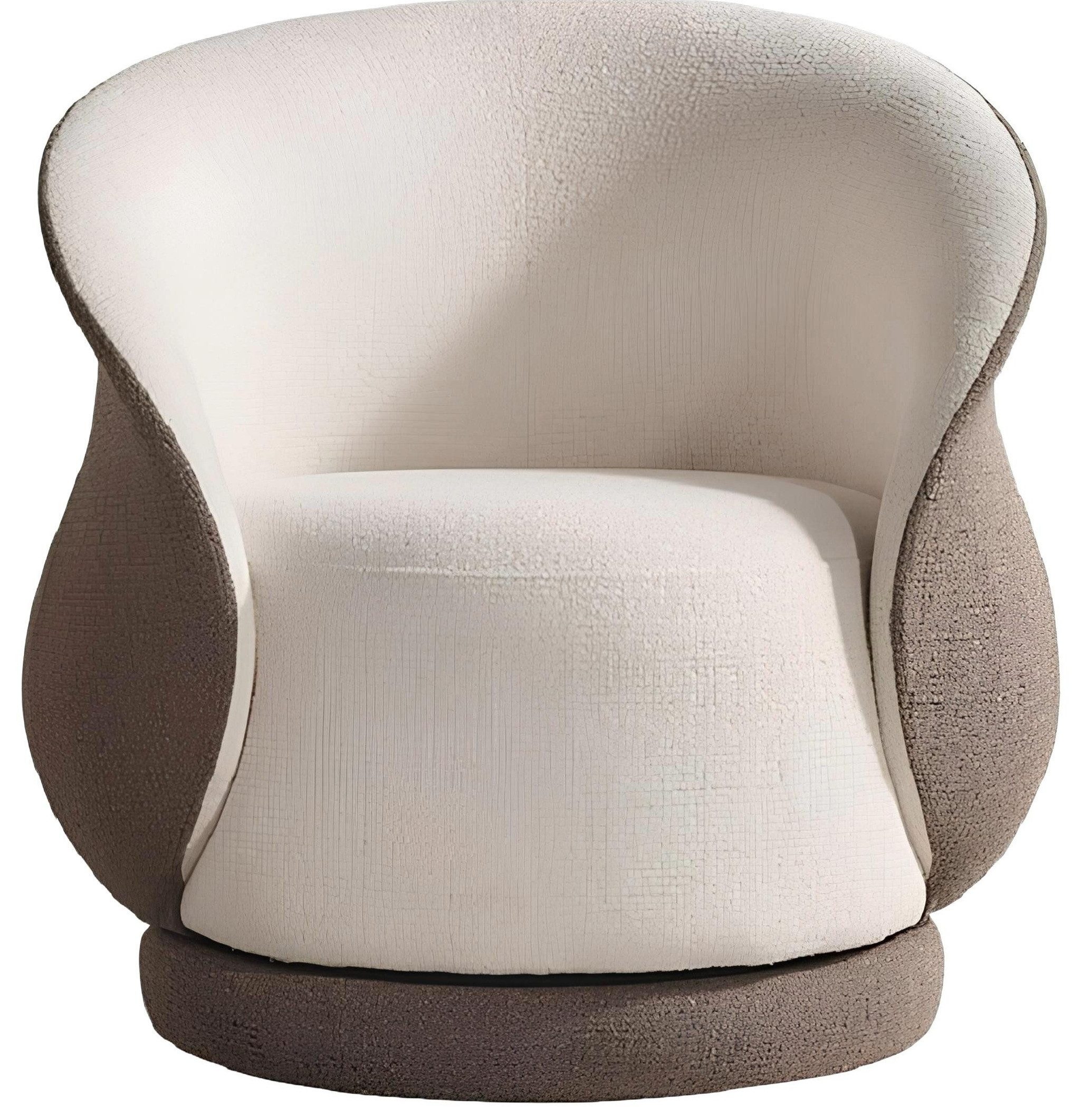 Xlmoebel Loungesessel Drehbarer Einsitzer-Sessel mit gemütlichem Polster in modernem Design (Sessel), Hergestellt in Europa