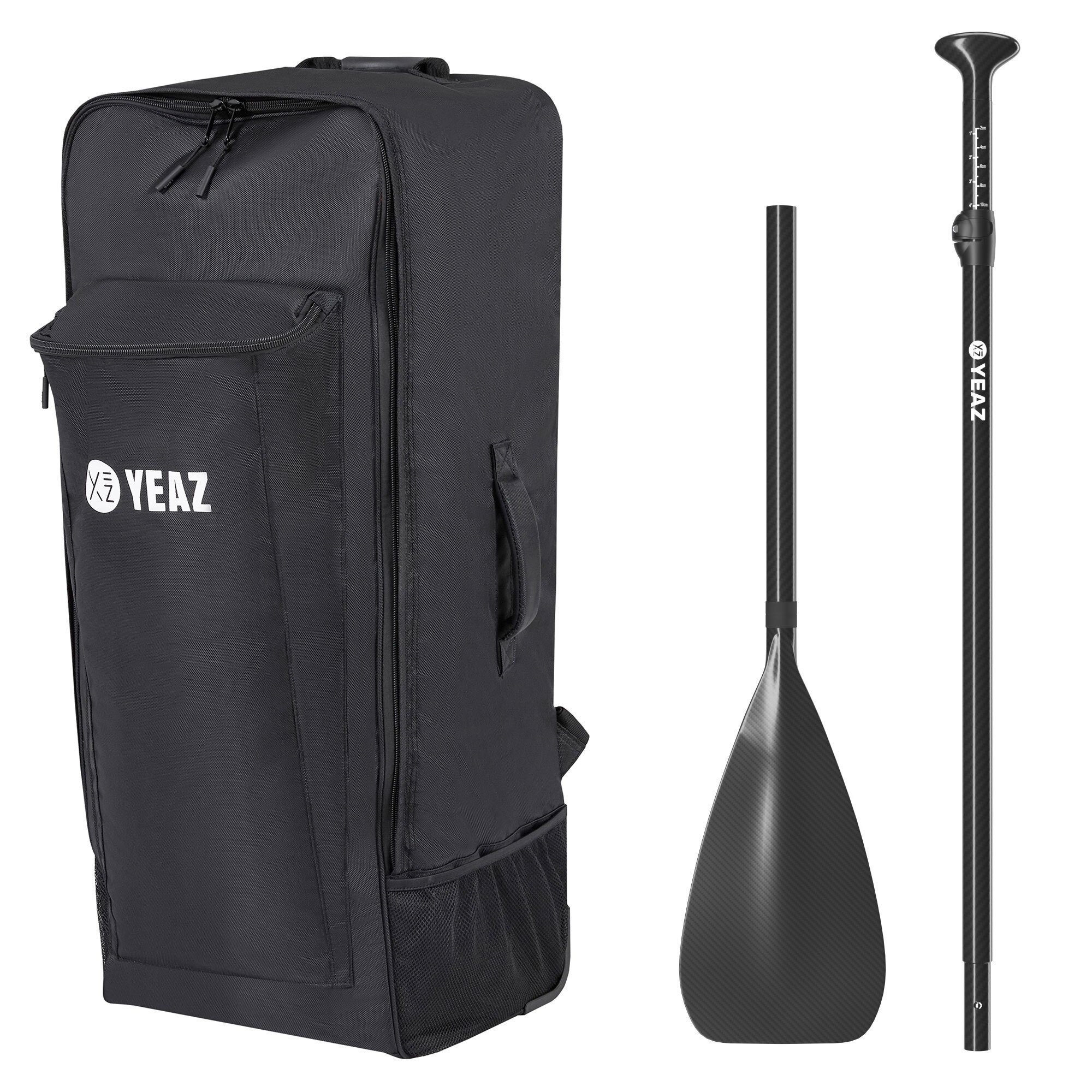 SUP-Transportwagen KIT PRO Trolley-Rucksack und Carbon-Paddel