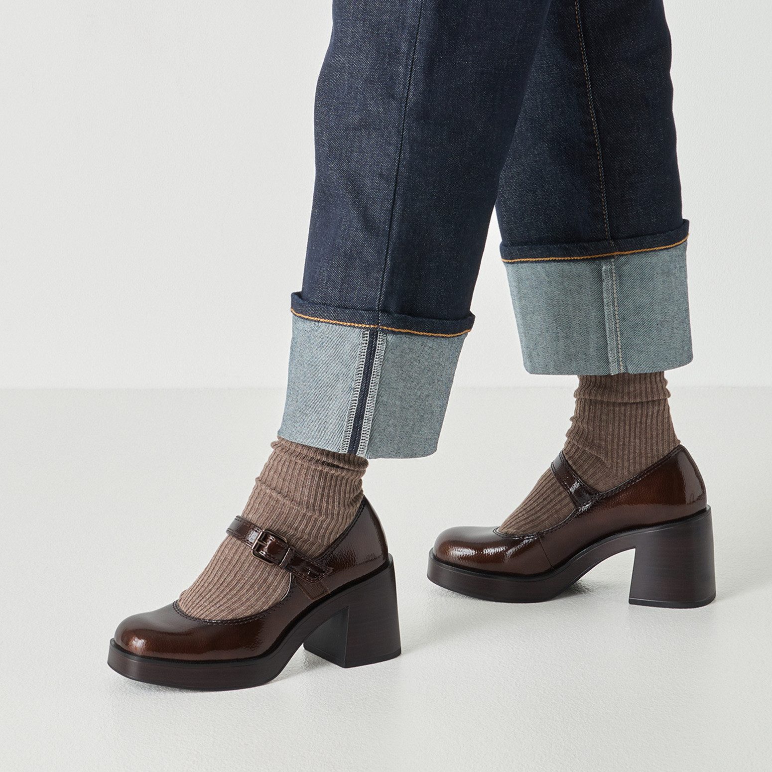 Tamaris Spangenpumps Blockabsatz, Businessschuh in veganer Verarbeitung