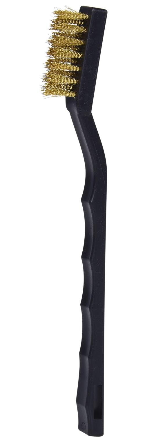 KS Tools Drahtbürste Messingdraht Zündkerzen-Drahtbürste-2-reihig, 170mm