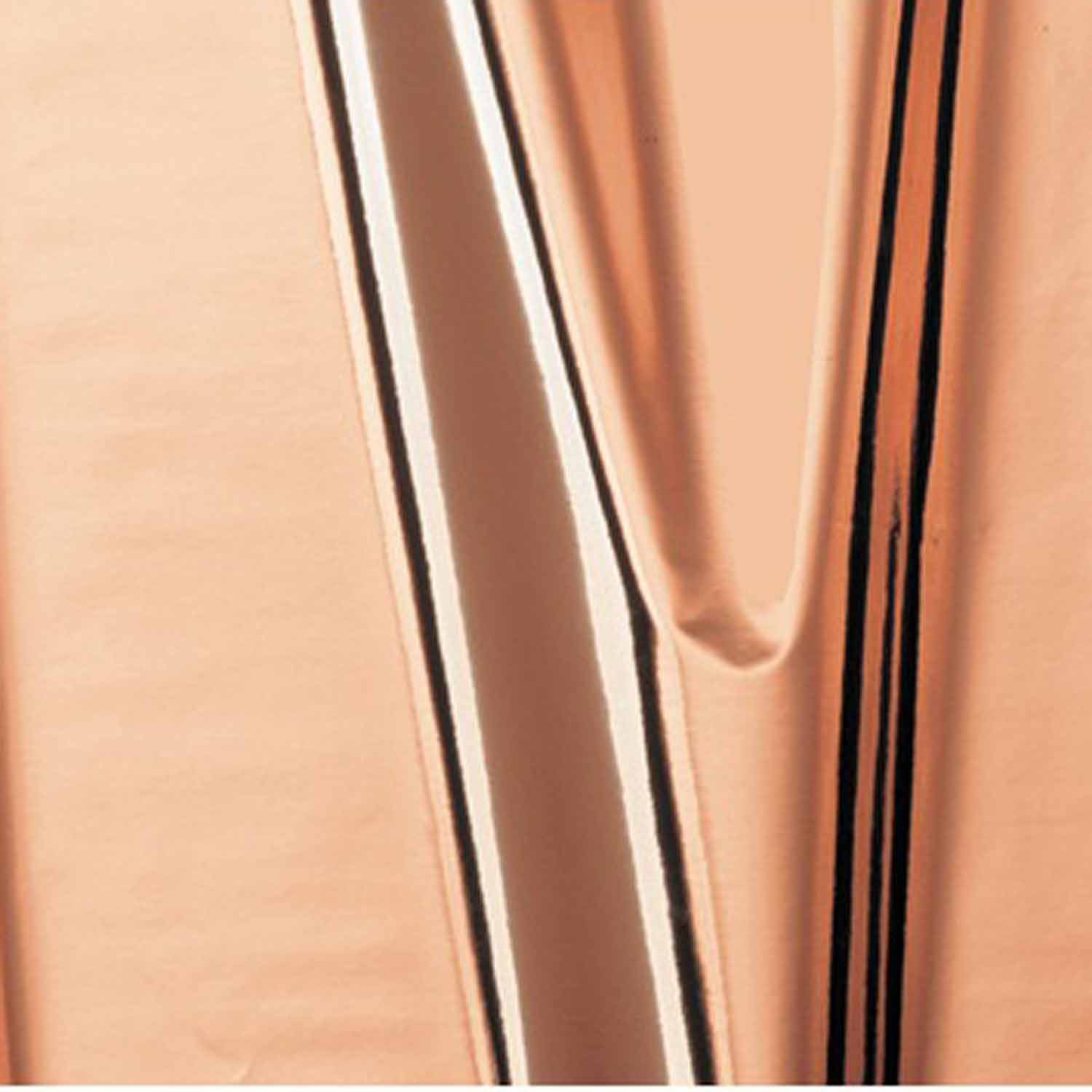 d-c-fix Möbelfolie Metallic Roségold - selbstklebende Dekofolie Klebefolie Möbel Küche, (Maße: 15m x 45cm), Hochglanz Metallicfolie - zuschneidbar und rückstandslos entfernbar