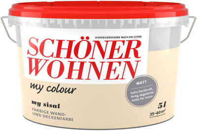 SCHÖNER WOHNEN-Kollektion Wand- und Deckenfarbe my colour, matt, leicht zu verarbeitende Innenfarbe