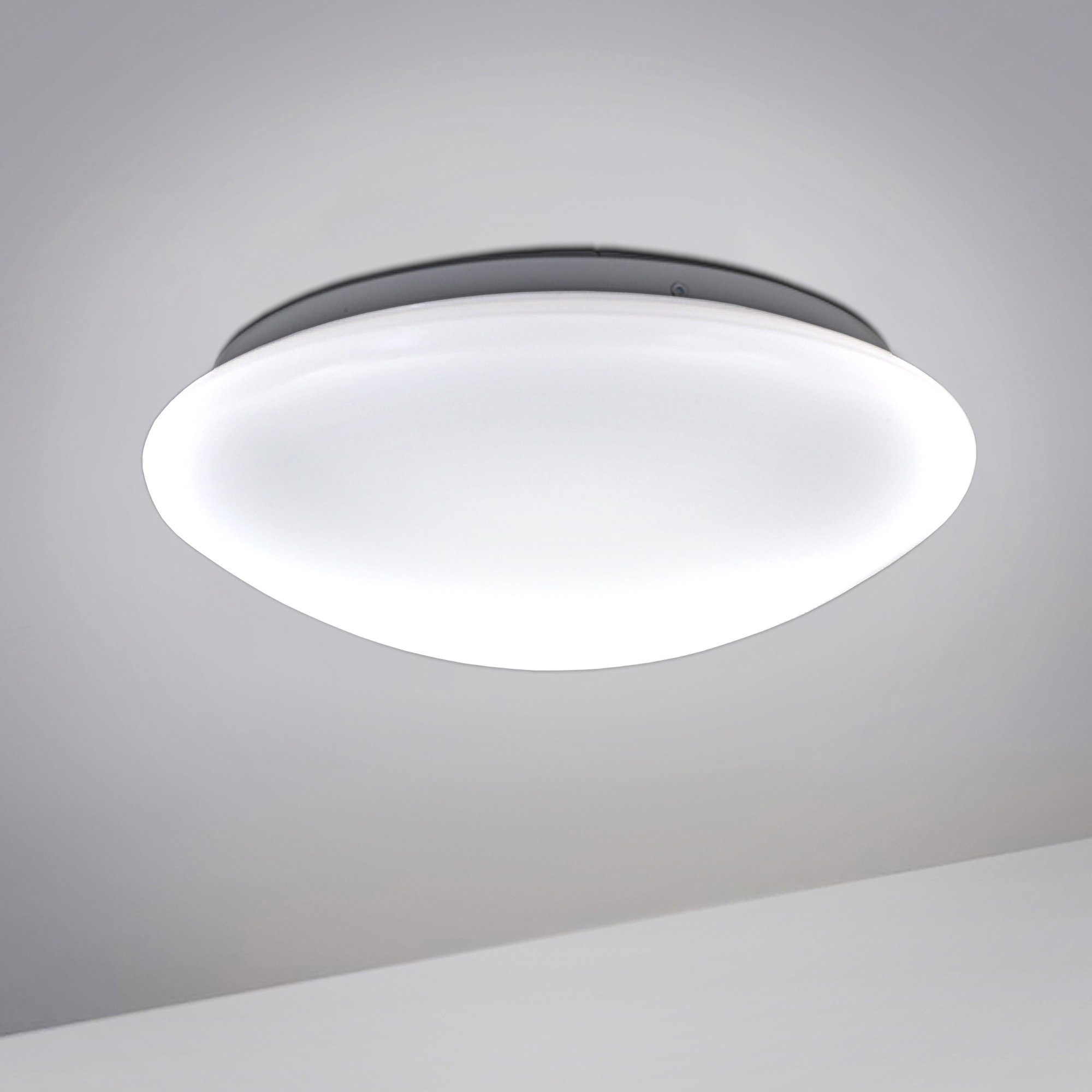 B.K.Licht LED Deckenleuchte, Küche Neutralweiß, Design Bad IP44 Flur LED Deckenlampe Deckenstrahler Badezimmer fest LED integriert