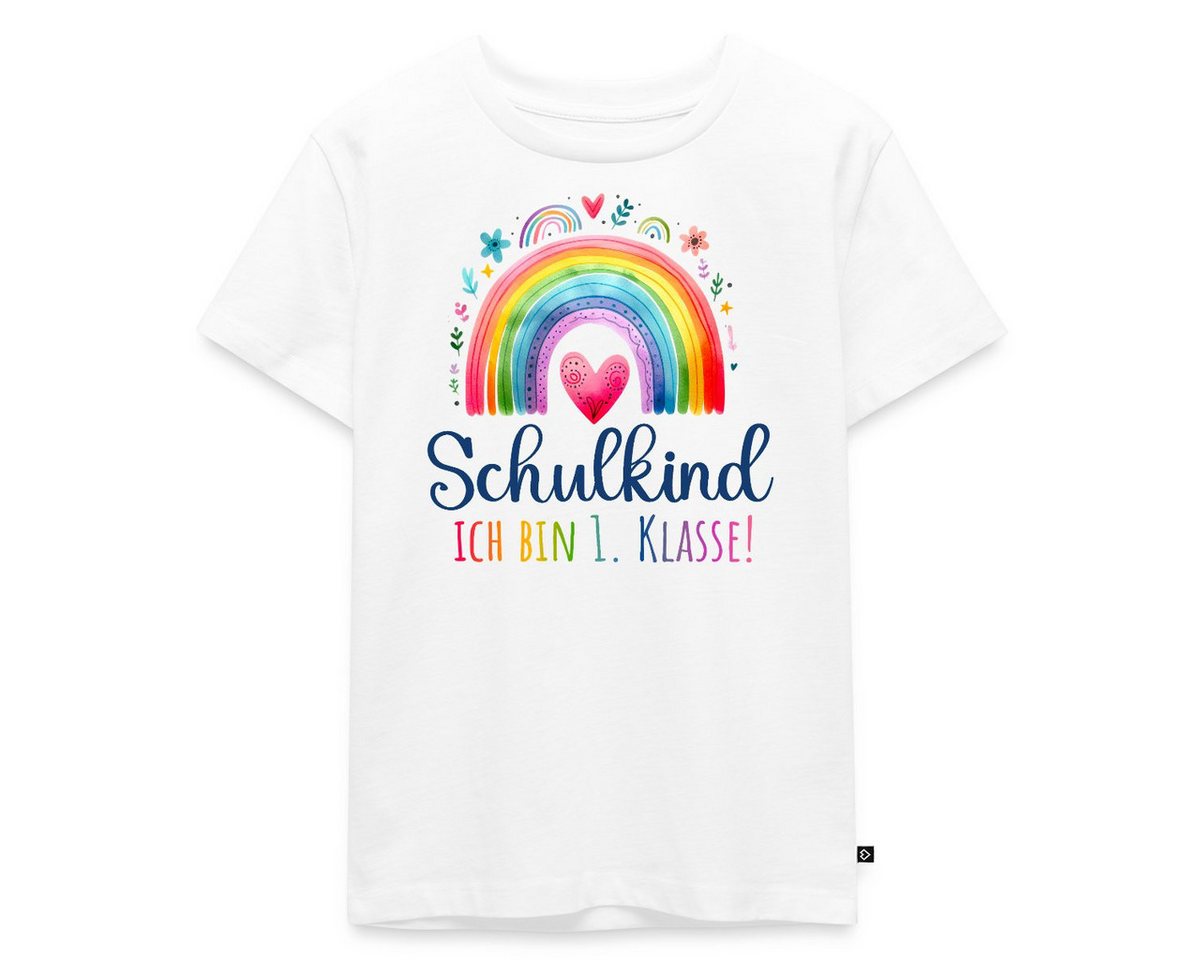 Spreadshirt T-Shirt Schulkind 2026 Einschulung Regenbogen Kinder Premium T-Shirt (1-tlg)