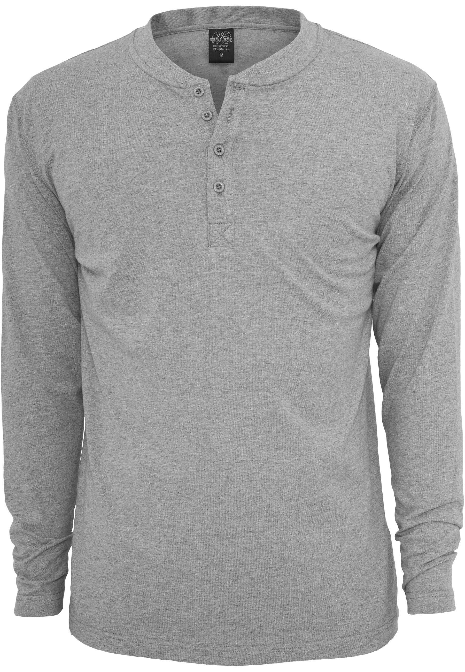 URBAN CLASSICS T-Shirt Urban Classics Herren Basic Henley L/S Tee (1-tlg)