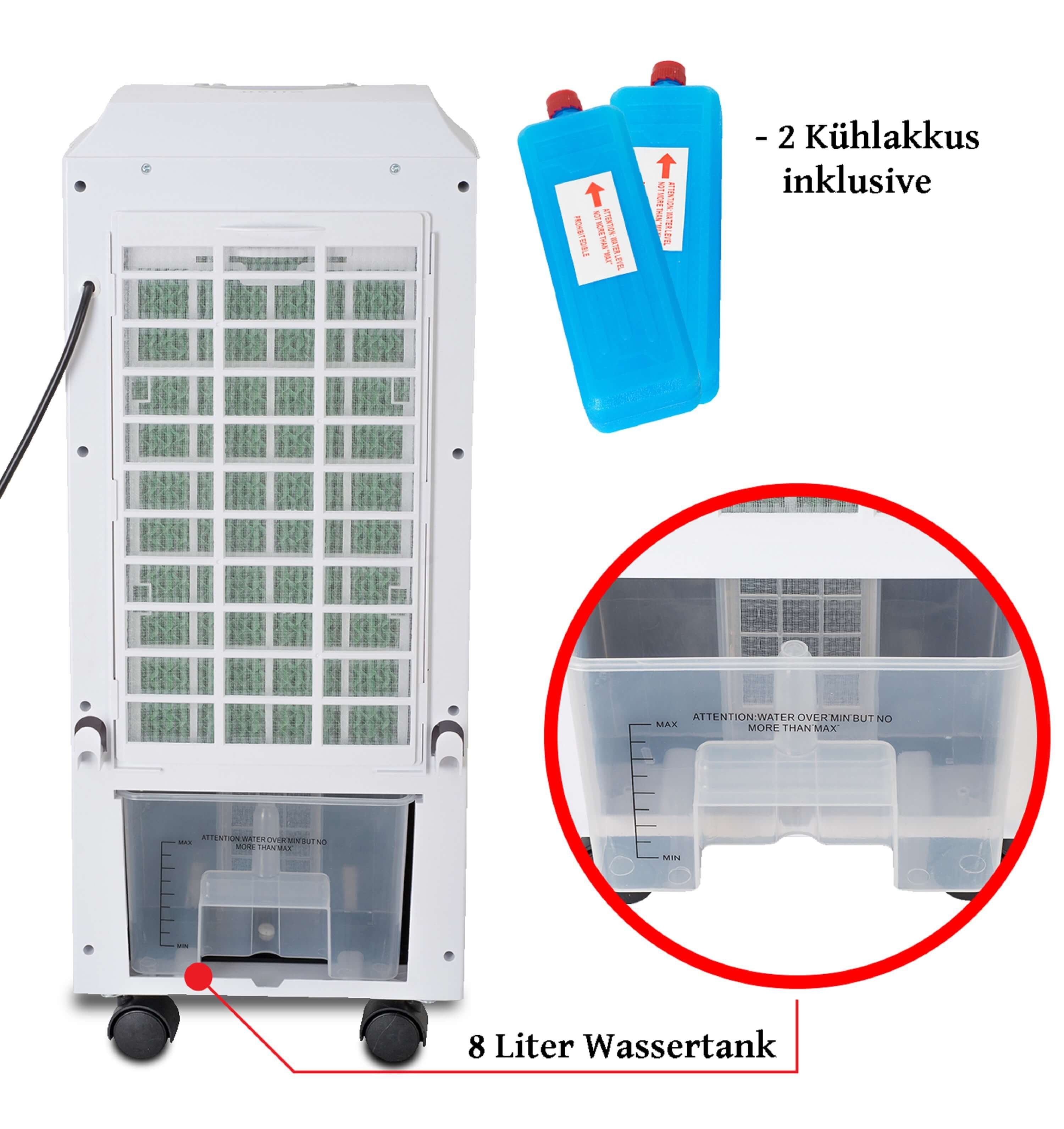 Zilan Ventilatorkombigerät ZLN-3390, 7.5h Timer, Oszillierend, Fernbedienung